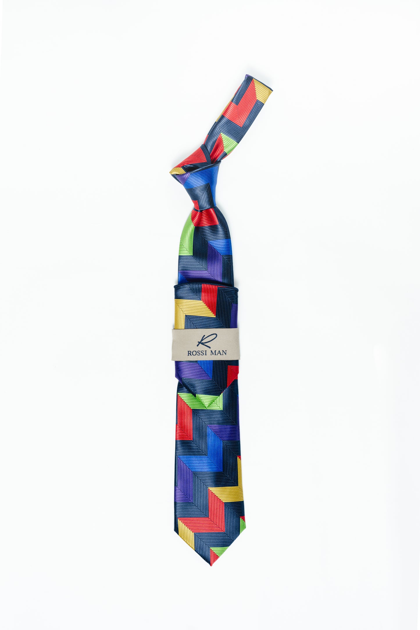 Rossi Man Tie and Pocket Round RMR523-2