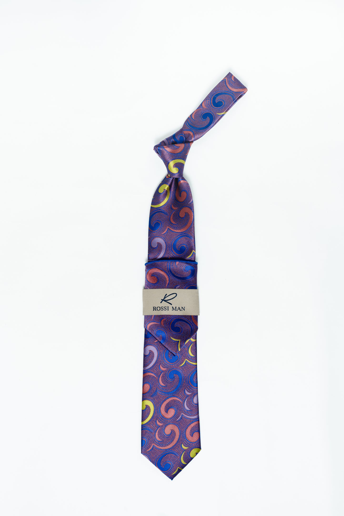 Rossi Man Tie and Pocket Round RMR524-2