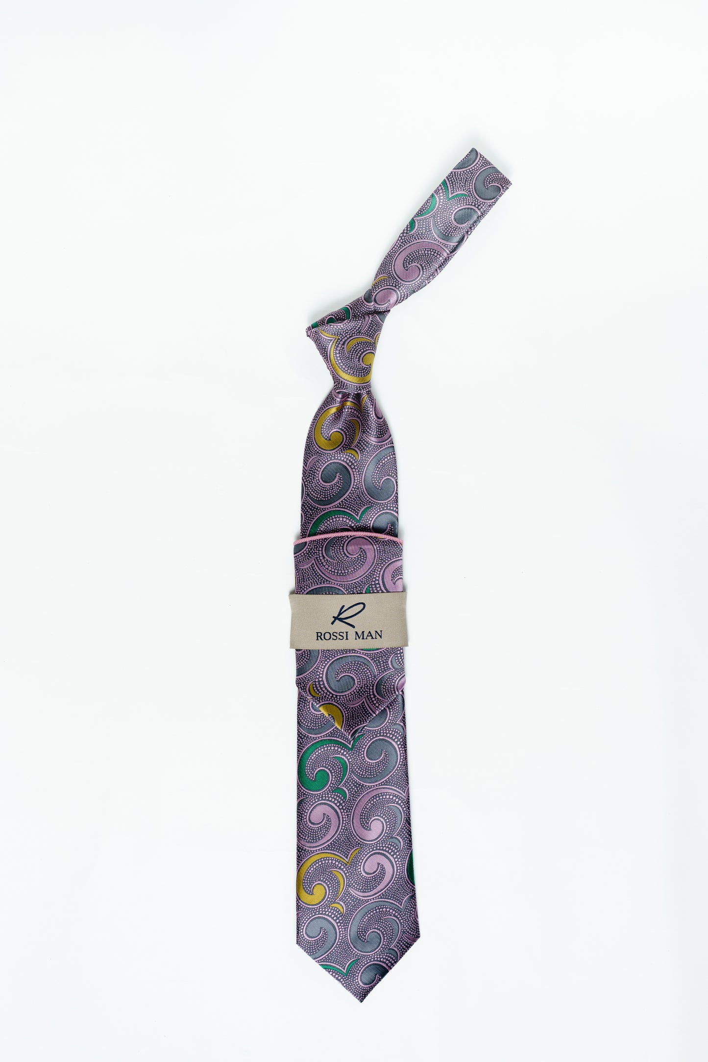 Rossi Man Tie and Pocket Round RMR524-3
