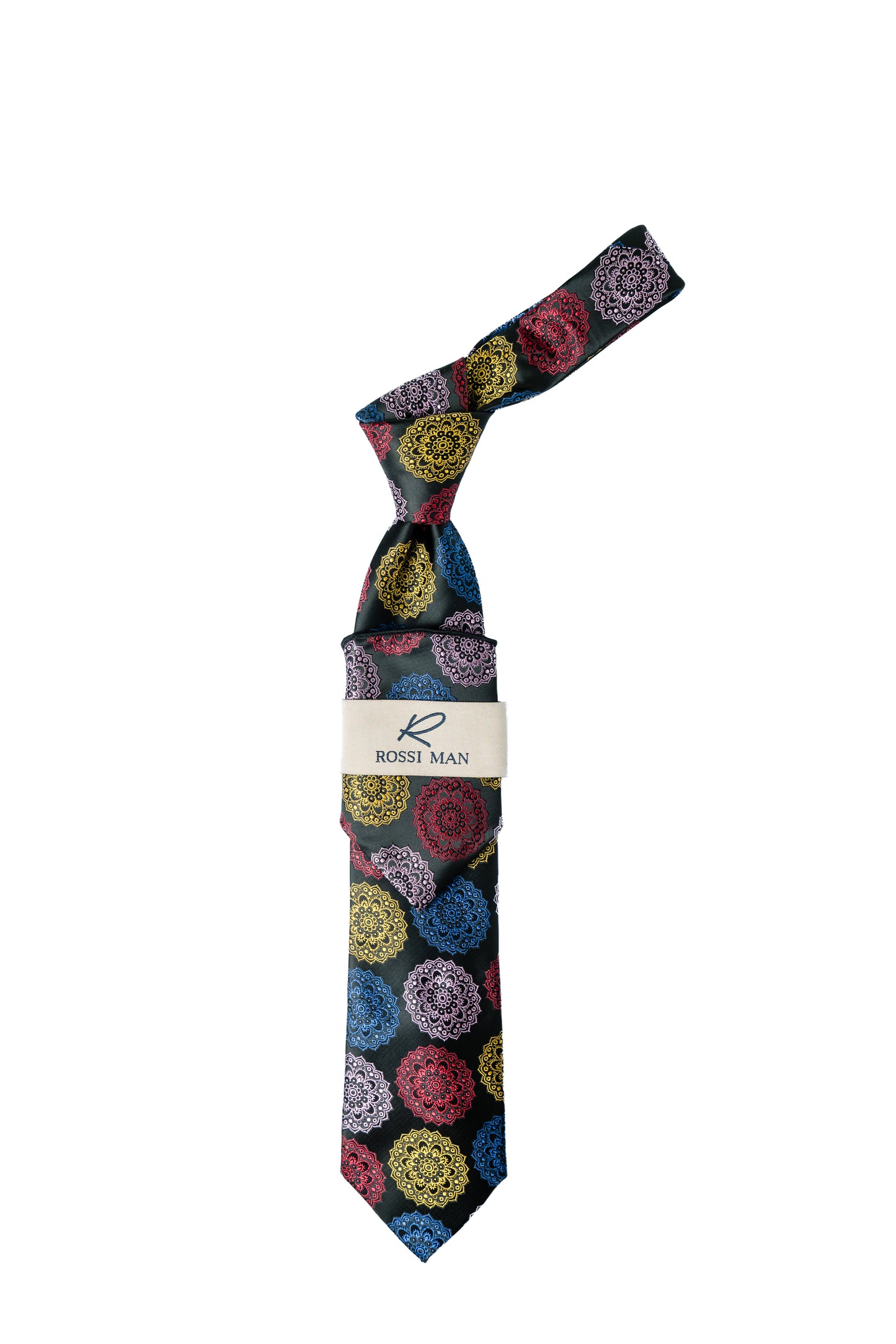 Rossi Man Tie and Pocket Round RMR552-3