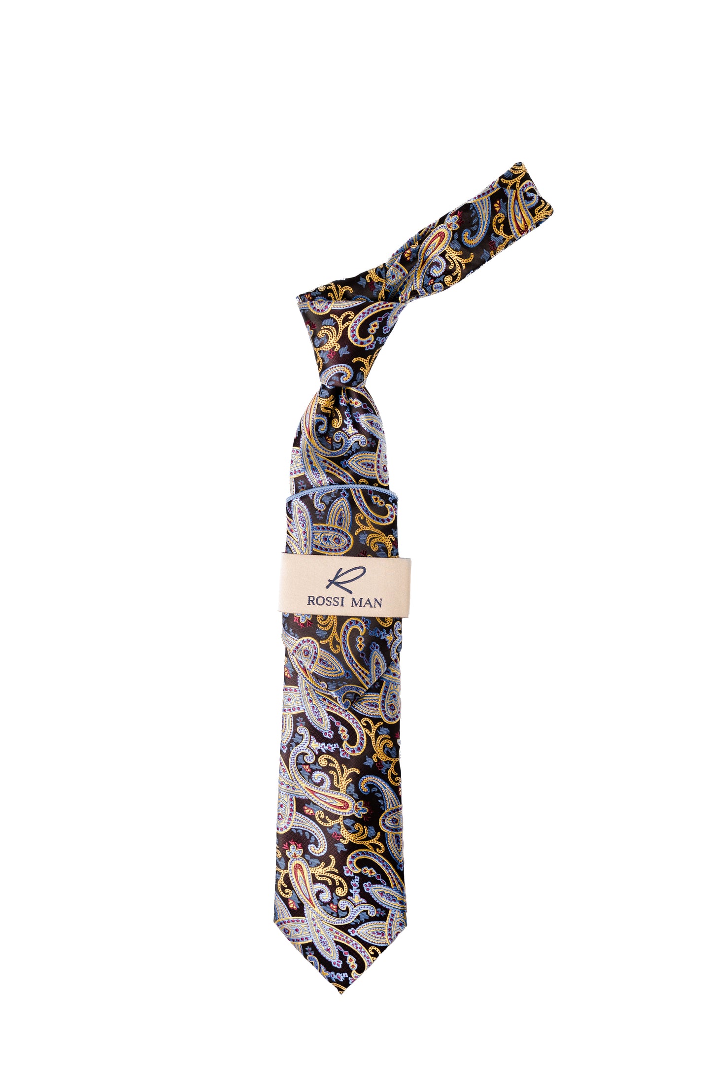 Rossi Man Tie and Pocket Round RMR557-3