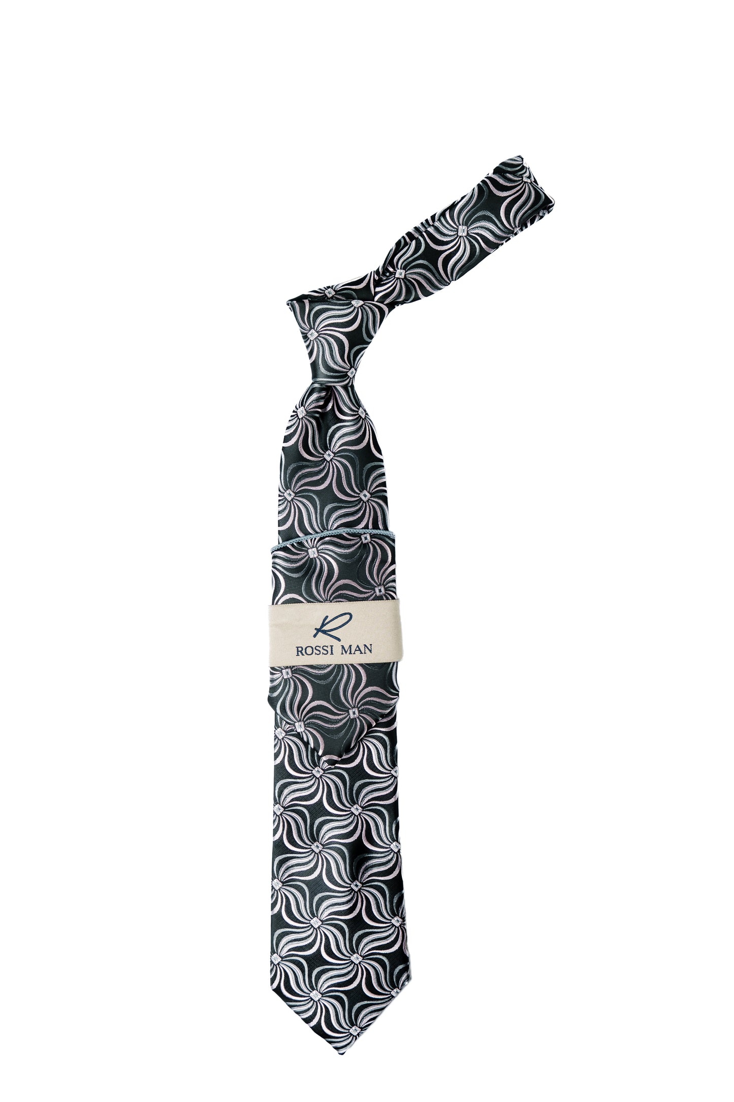 Rossi Man Tie and Pocket Round RMR563-2