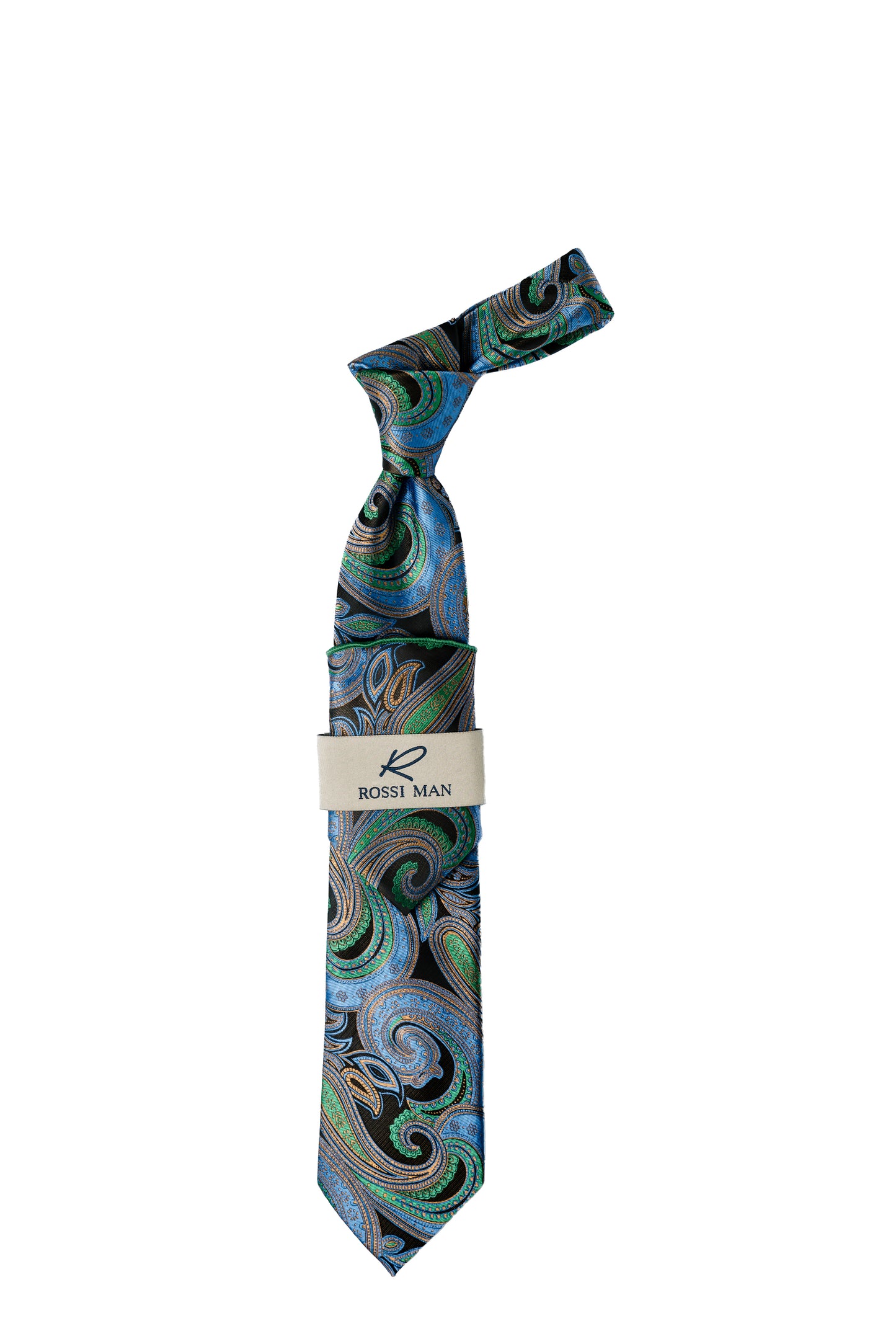 Rossi Man Tie and Pocket Round RMR566-2