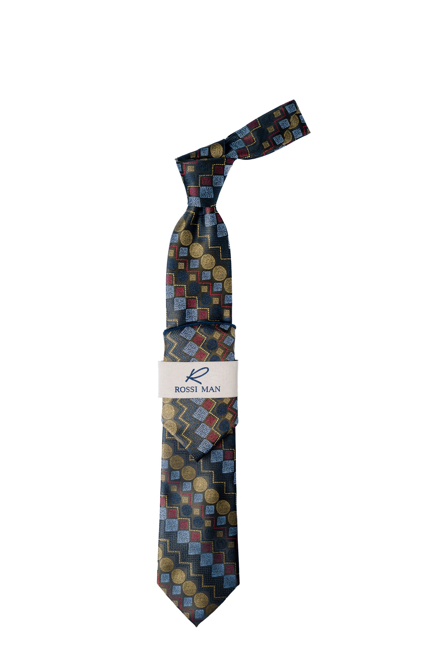 Rossi Man Tie and Pocket Round RMR568-2