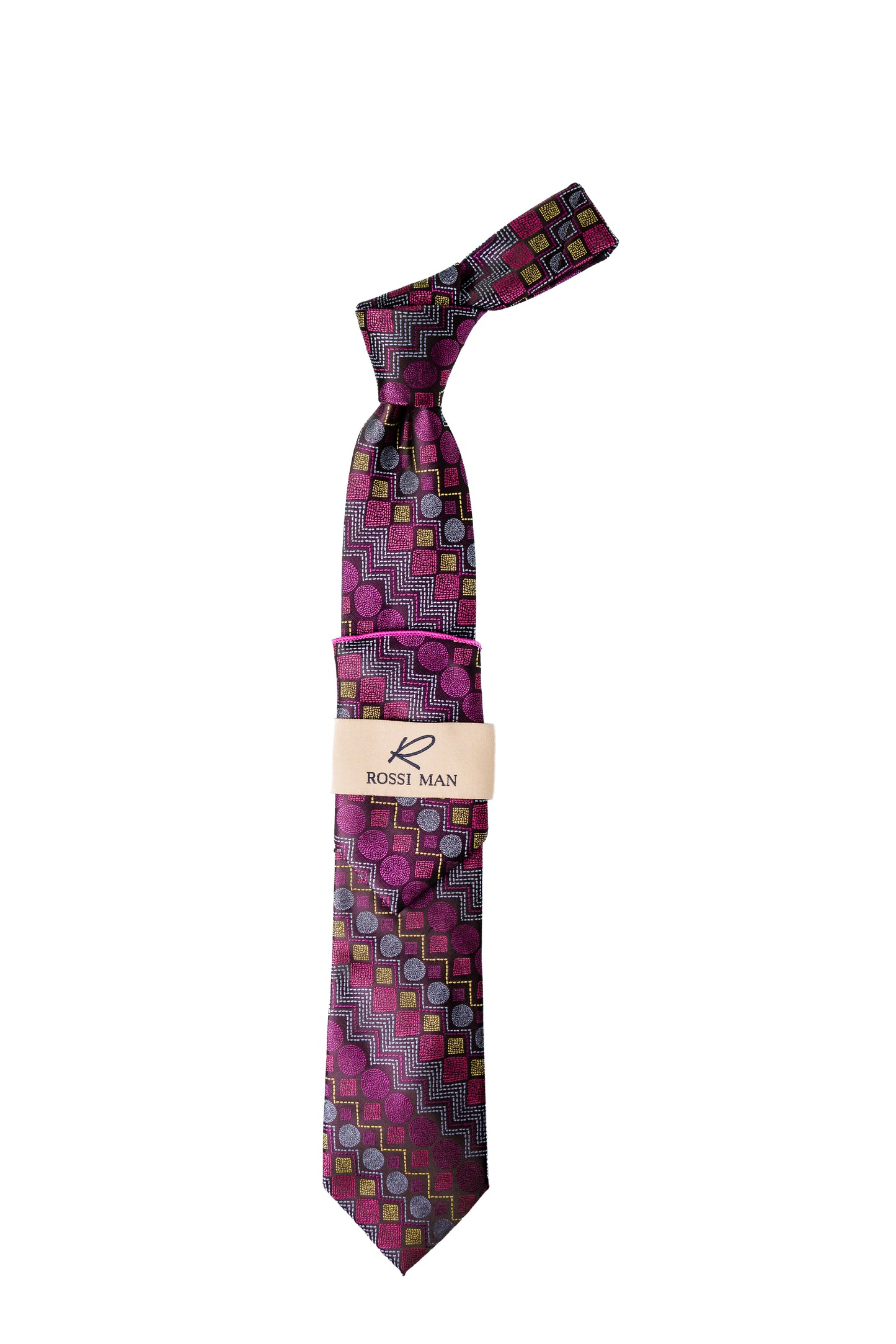 Rossi Man Tie and Pocket Round RMR568-3