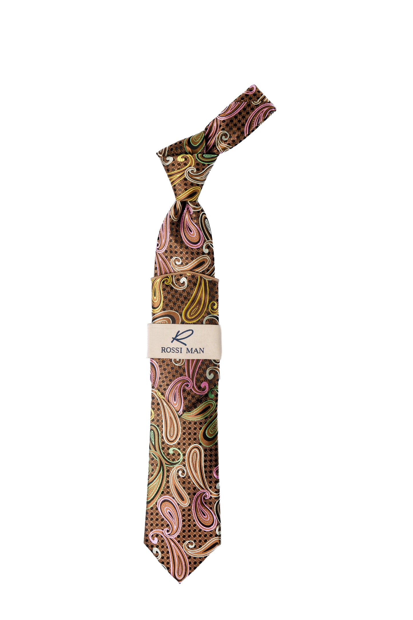 Rossi Man Tie and Pocket Round RMR570-4