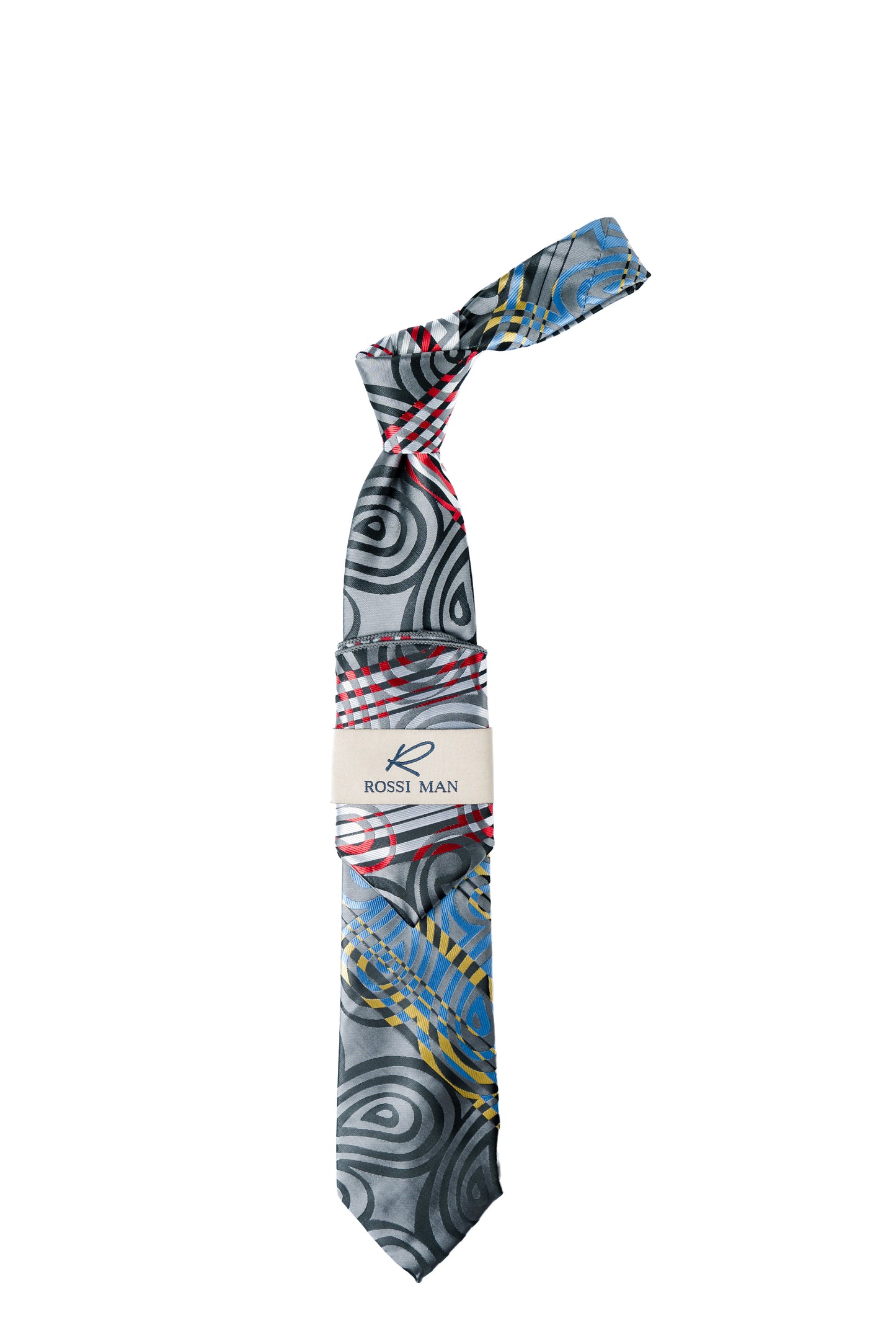Rossi Man Tie and Pocket Round RMR572-2