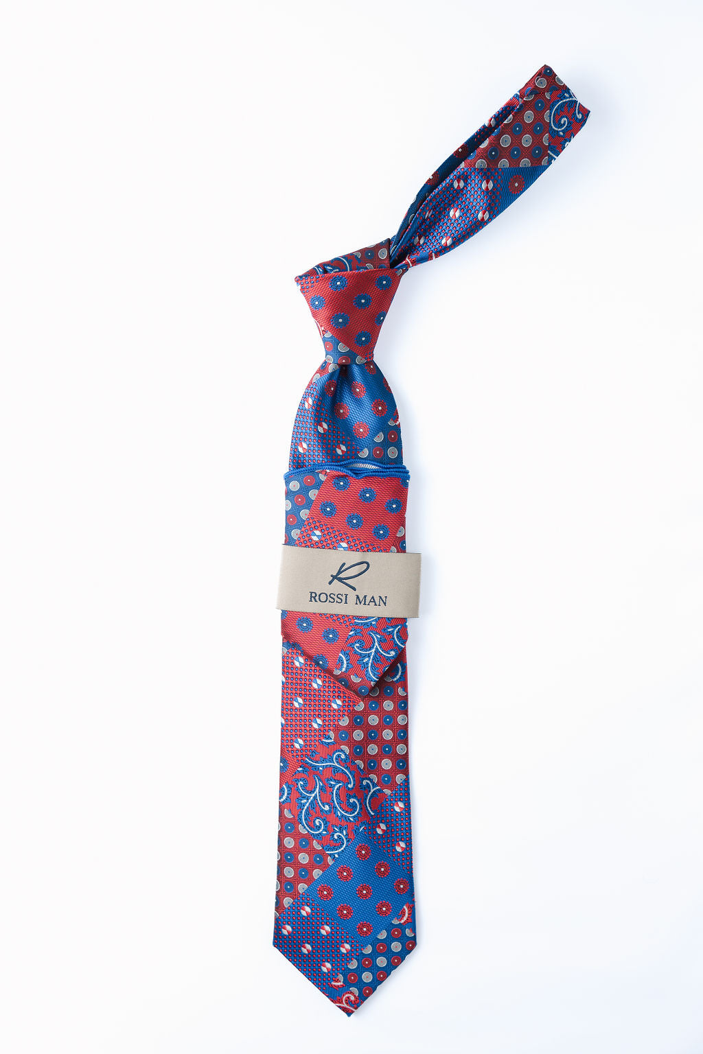 Rossi Man Tie and Pocket Round RMR607-3