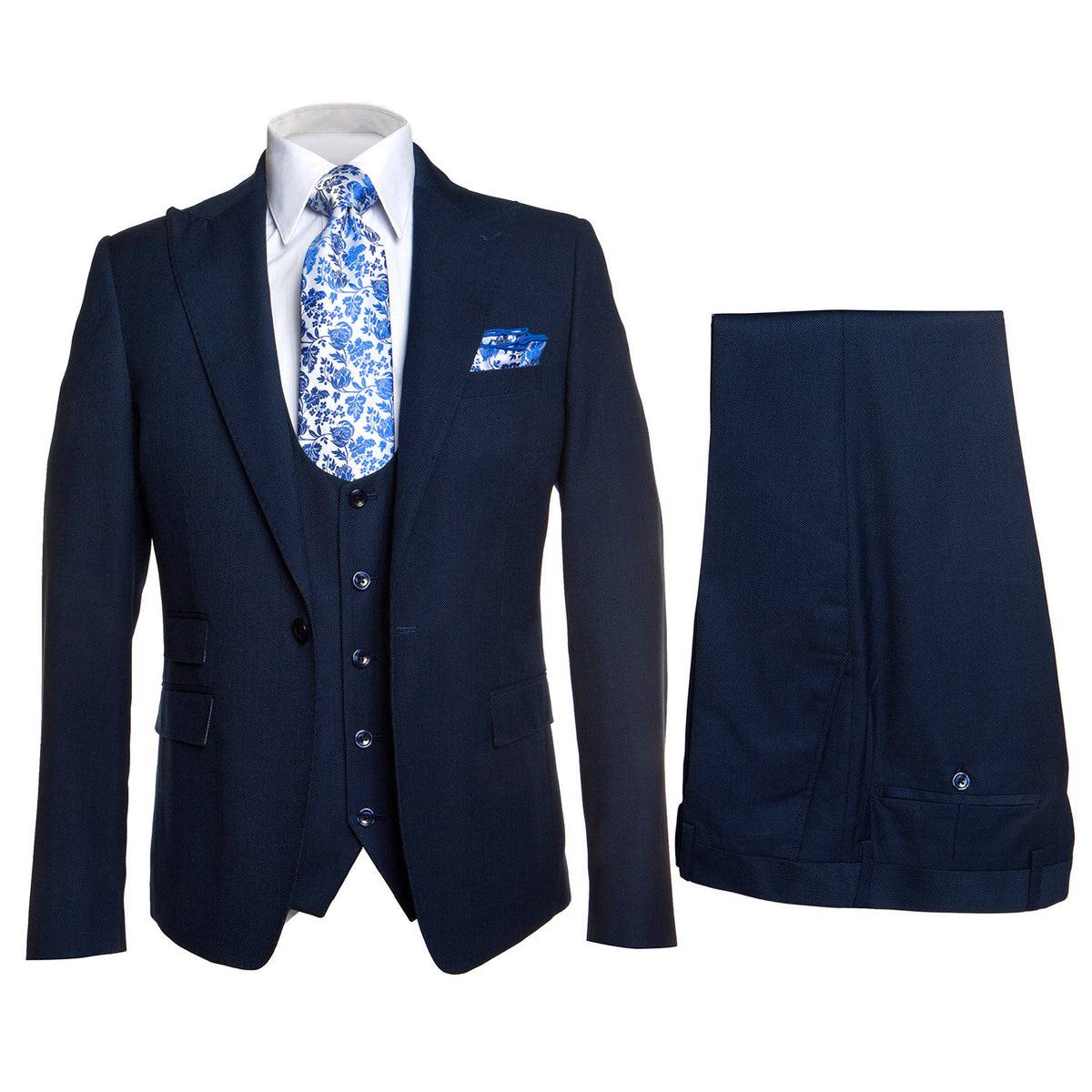 ROSSI MAN SLIM FIT 3 PIECE SUIT MAX RM1712