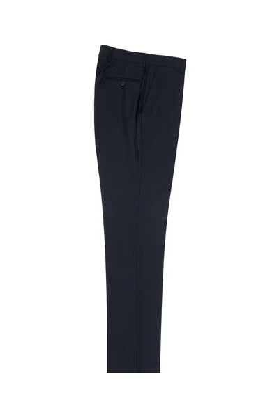 Tiglio Luxe Navy Wide Leg, Pure Wool Dress Pants 2576 TIG1002 main image 1