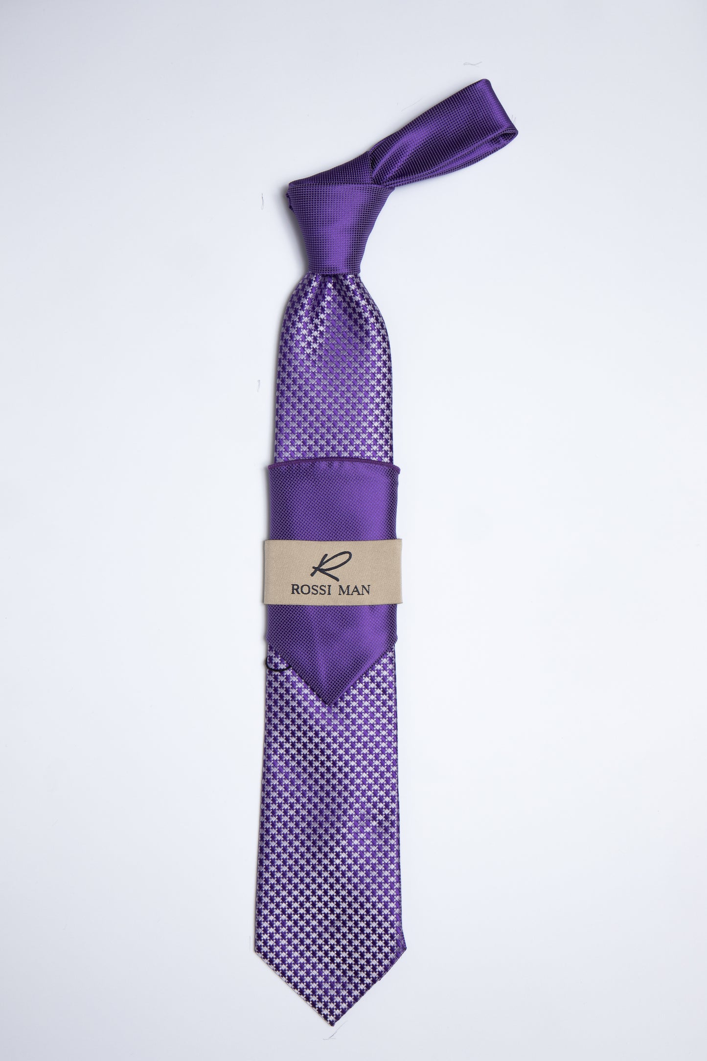 Rossi Man Tie and Pocket Round TT252-4