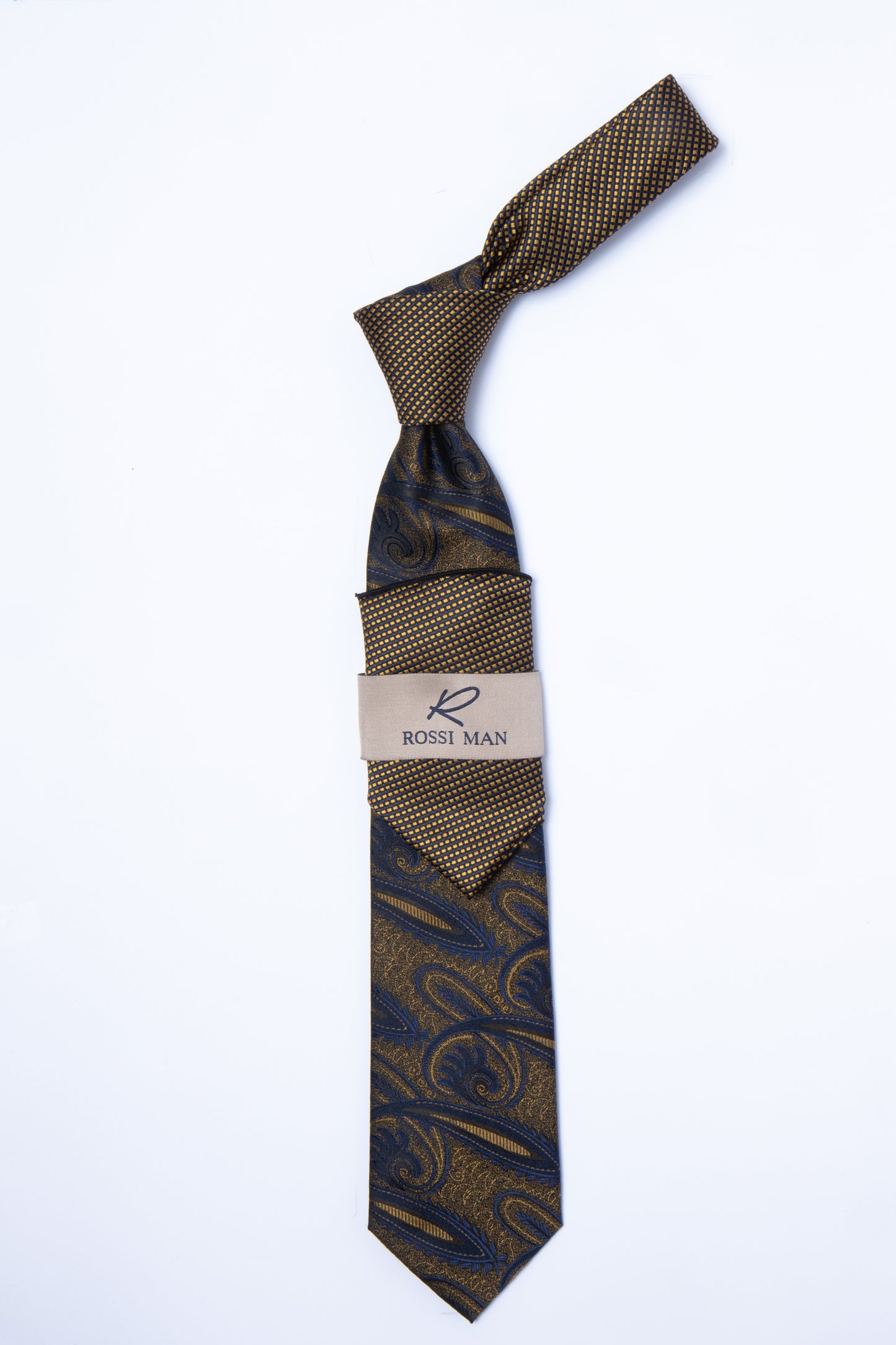 Rossi Man Tie and Pocket Round TT318-5