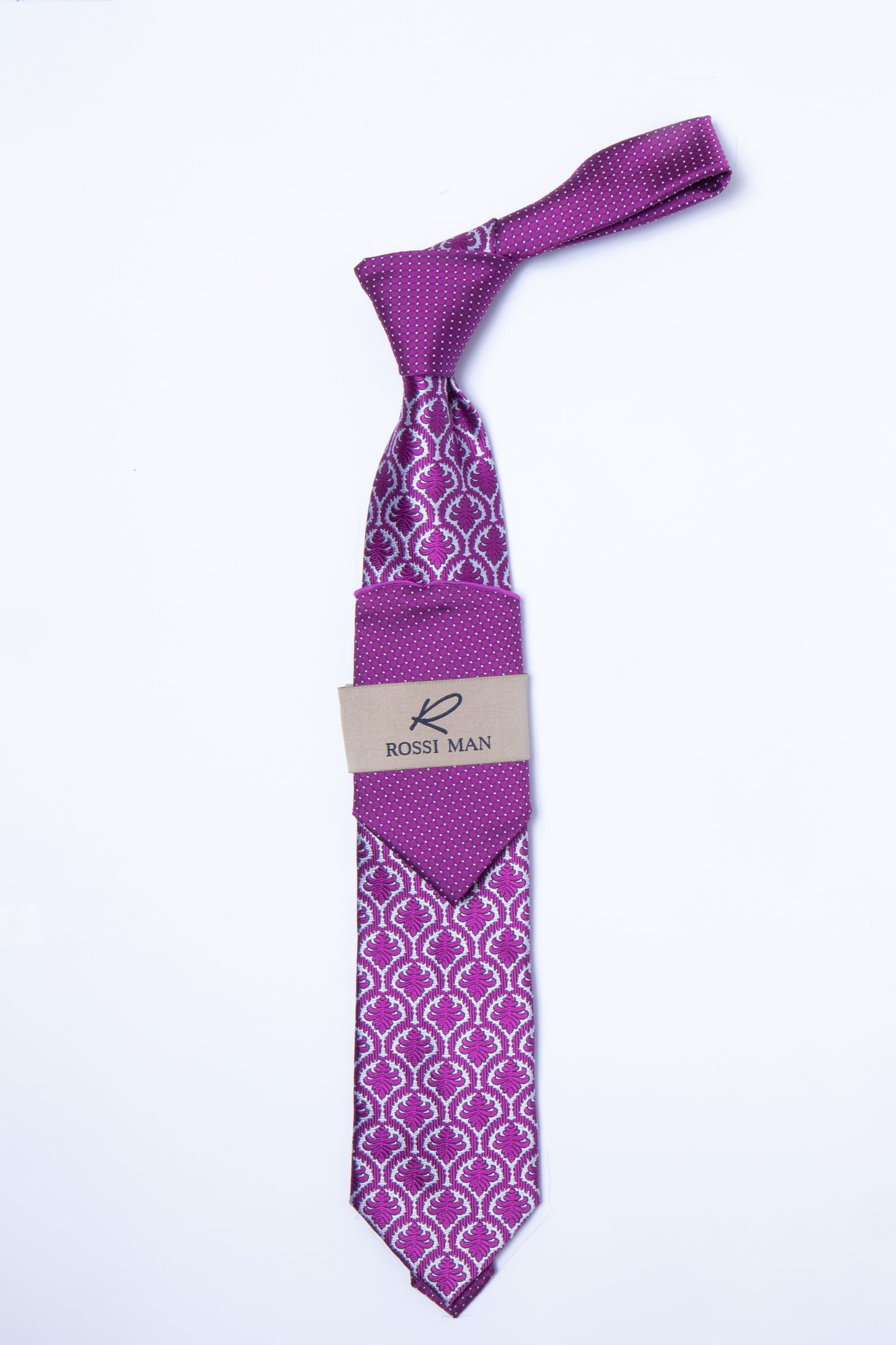 Rossi Man Tie and Pocket Round TT322-3