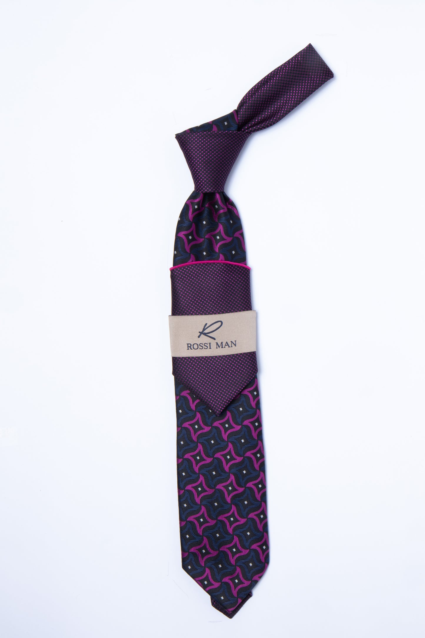 Rossi Man Tie and Pocket Round TT323-6