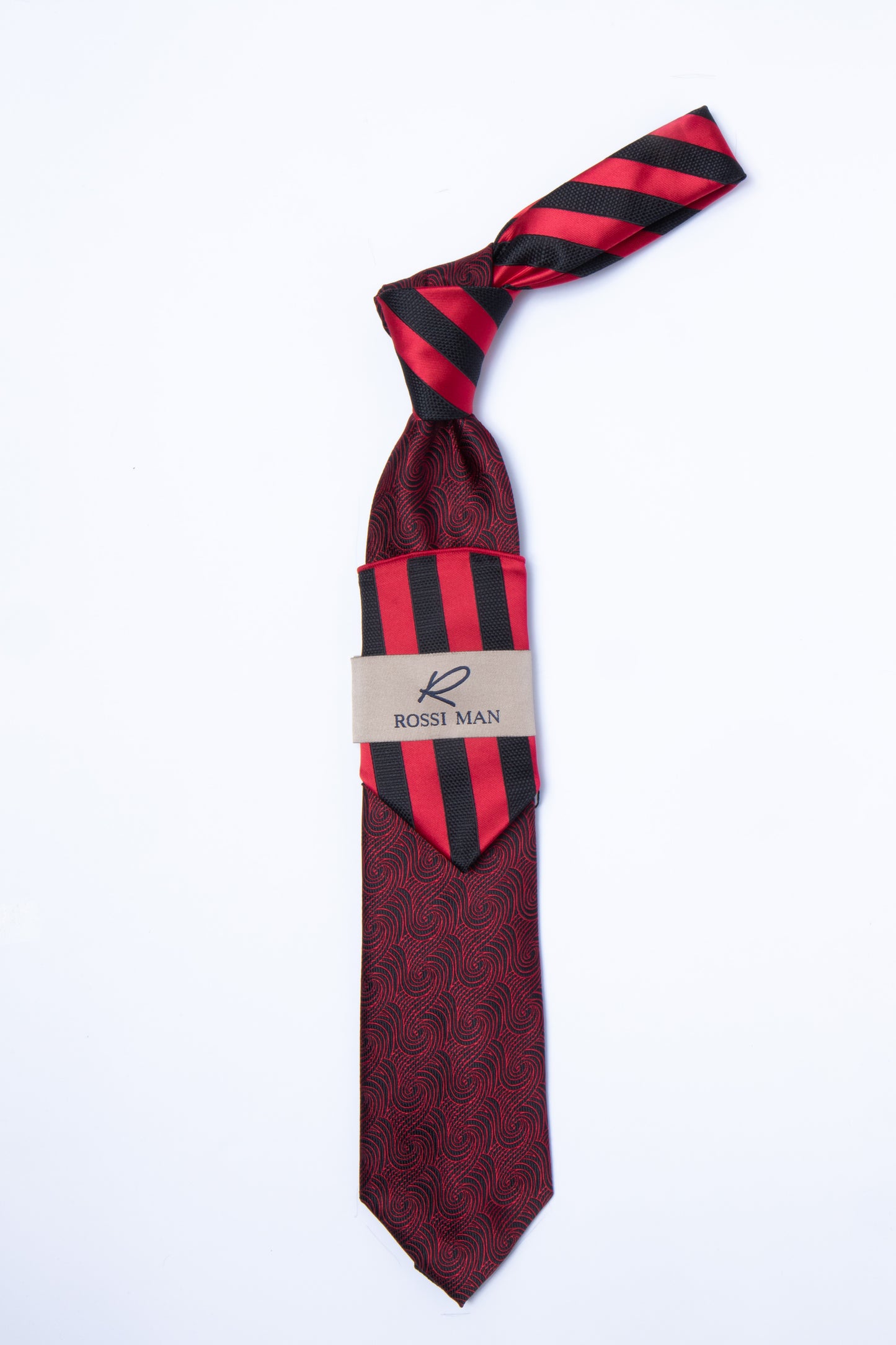 Rossi Man Tie and Pocket Round TT326-2