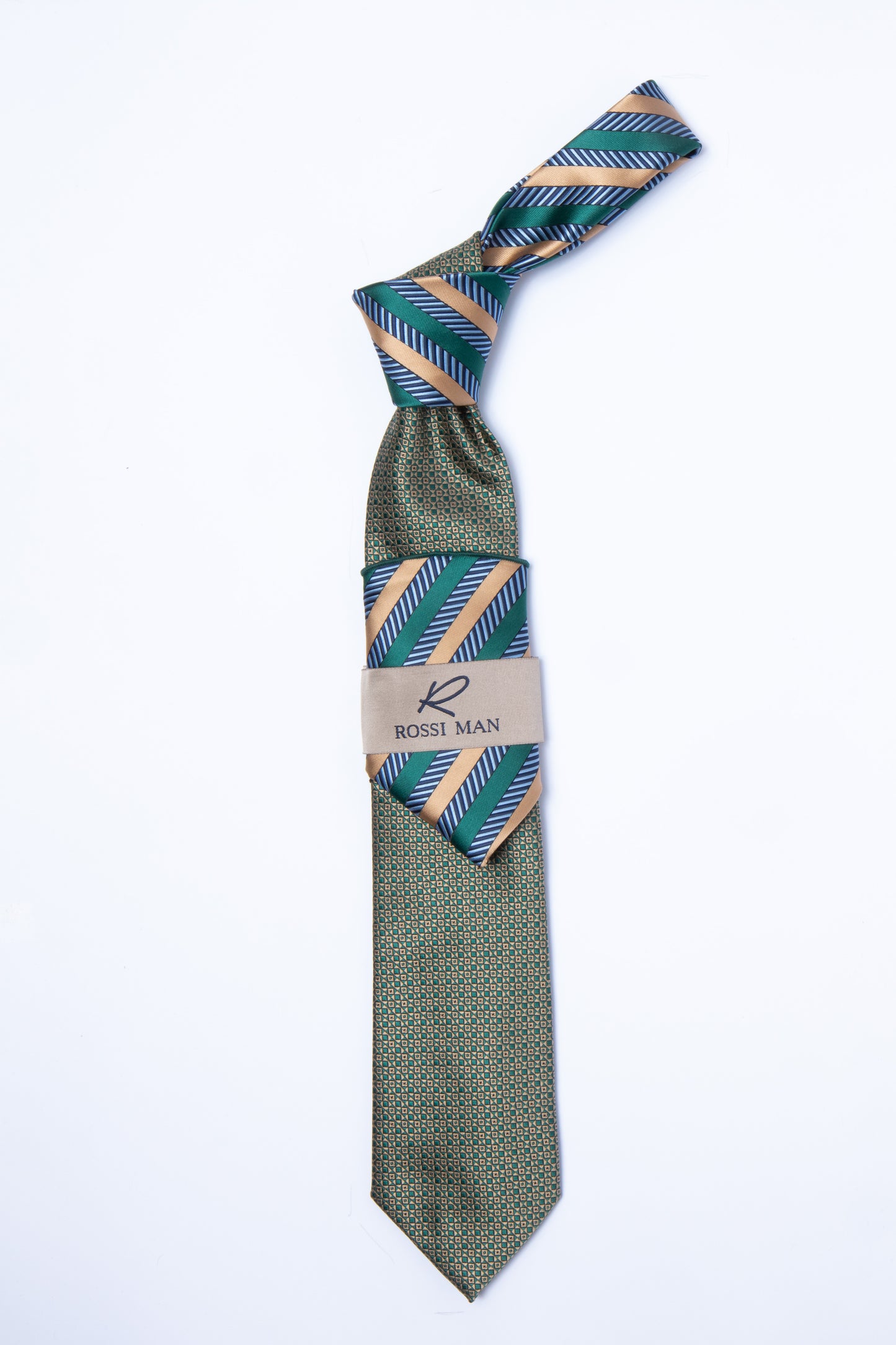 Rossi Man Tie and Pocket Round TT327-2