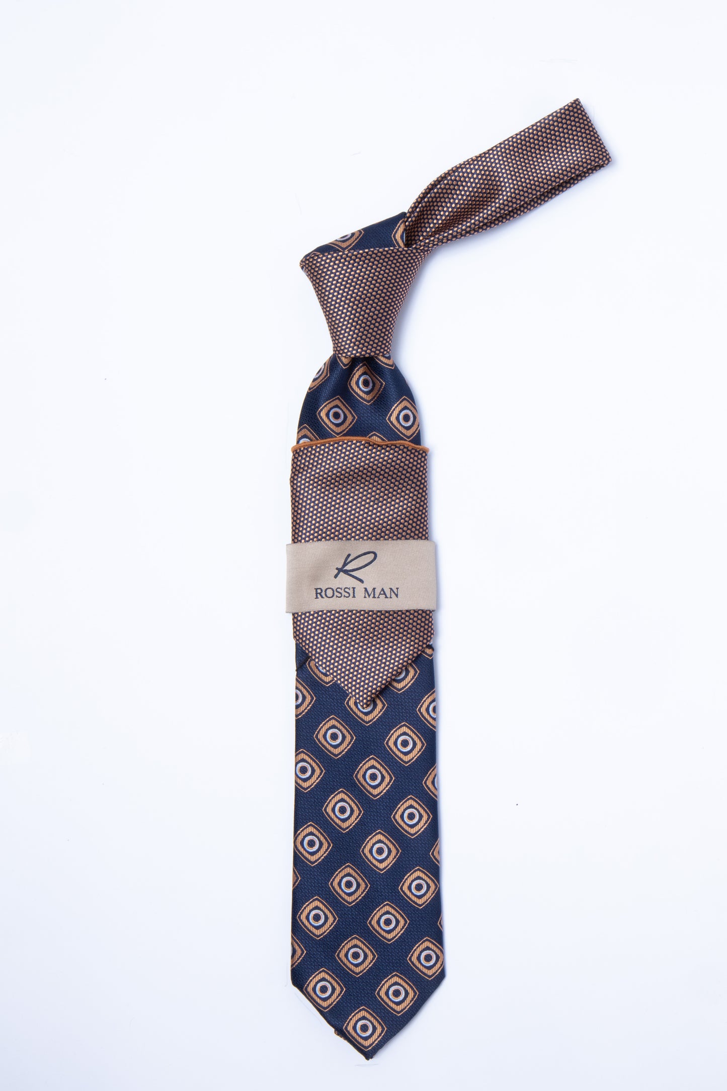 Rossi Man Tie and Pocket Round TT330-6
