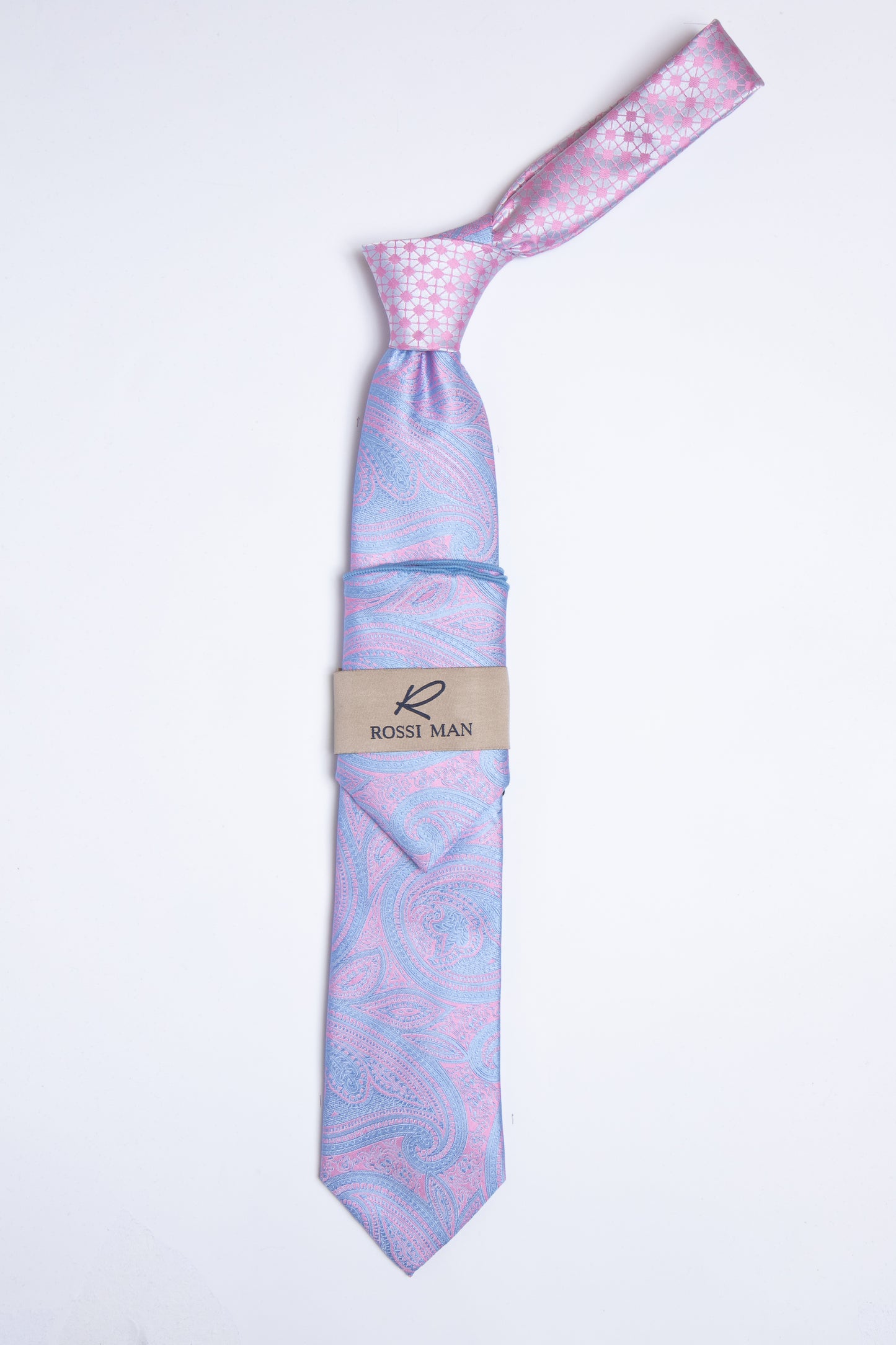 Rossi Man Tie and Pocket Round TT364-8
