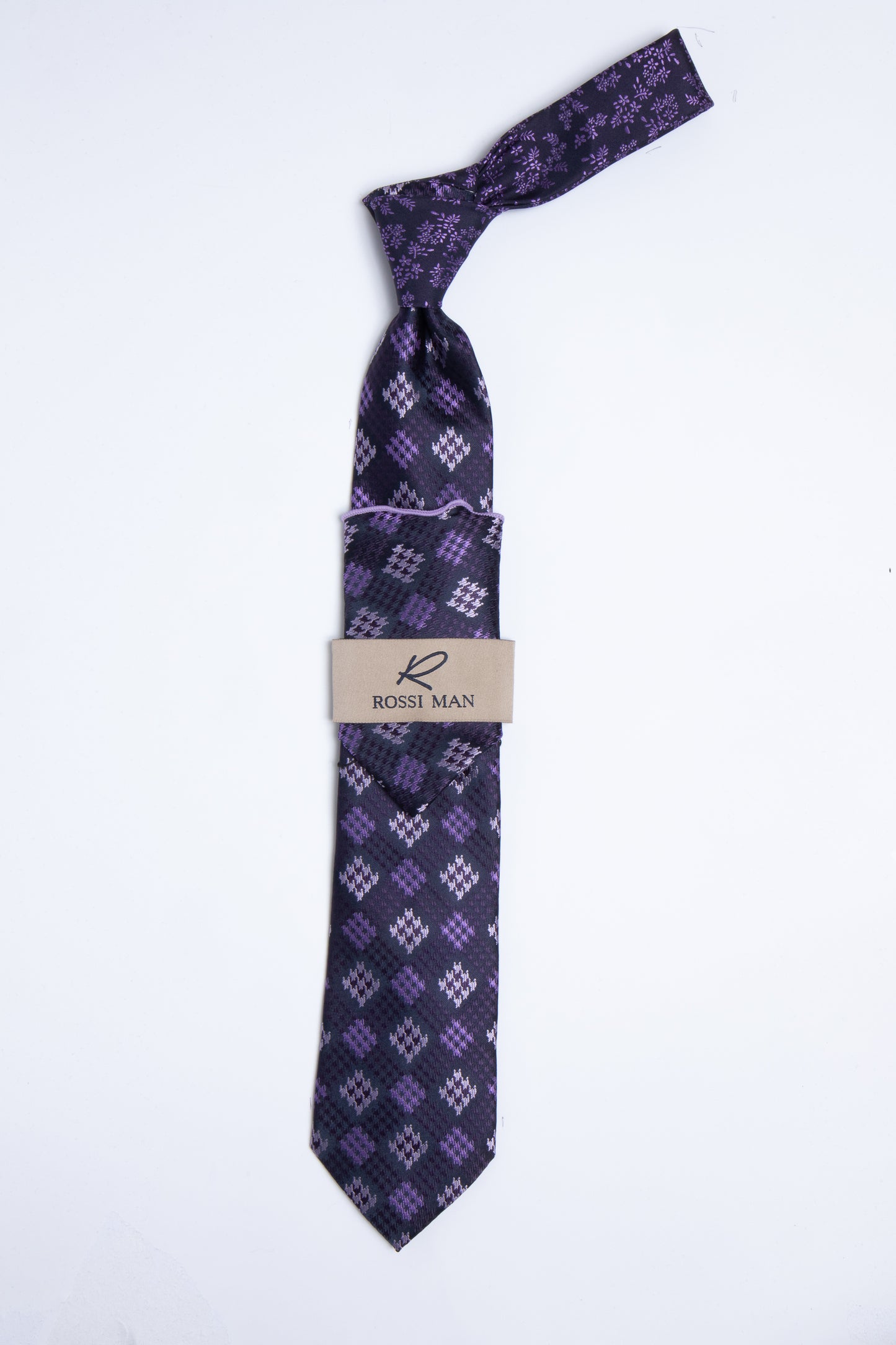 Rossi Man Tie and Pocket Round TT365-2
