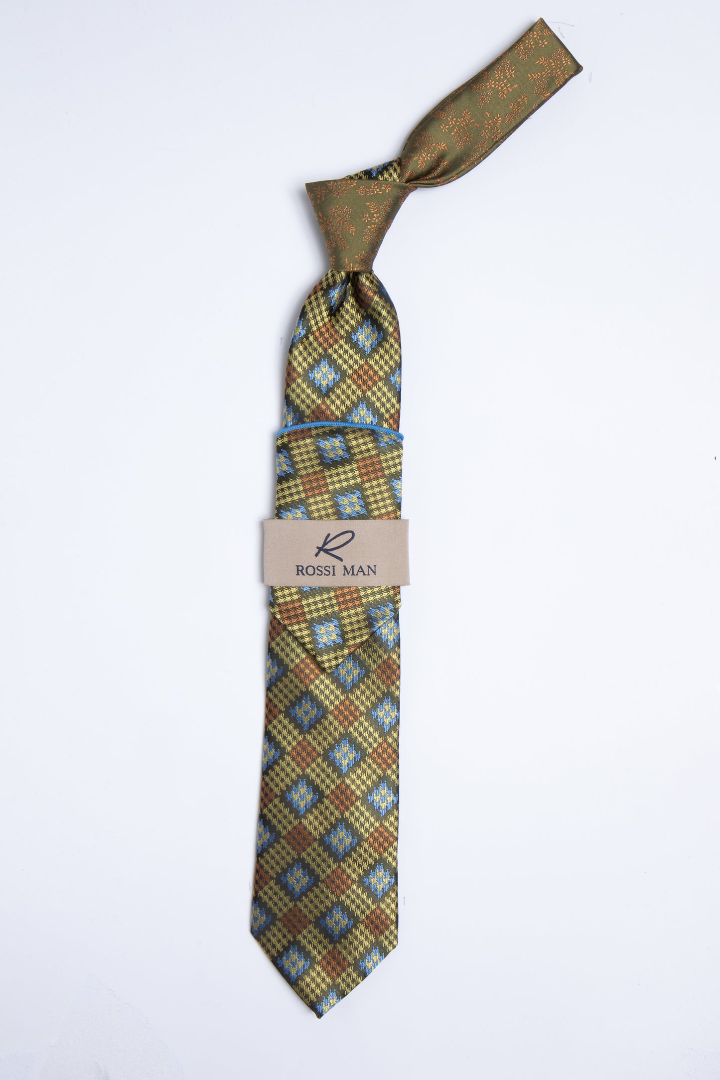 Rossi Man Tie and Pocket Round TT365-5