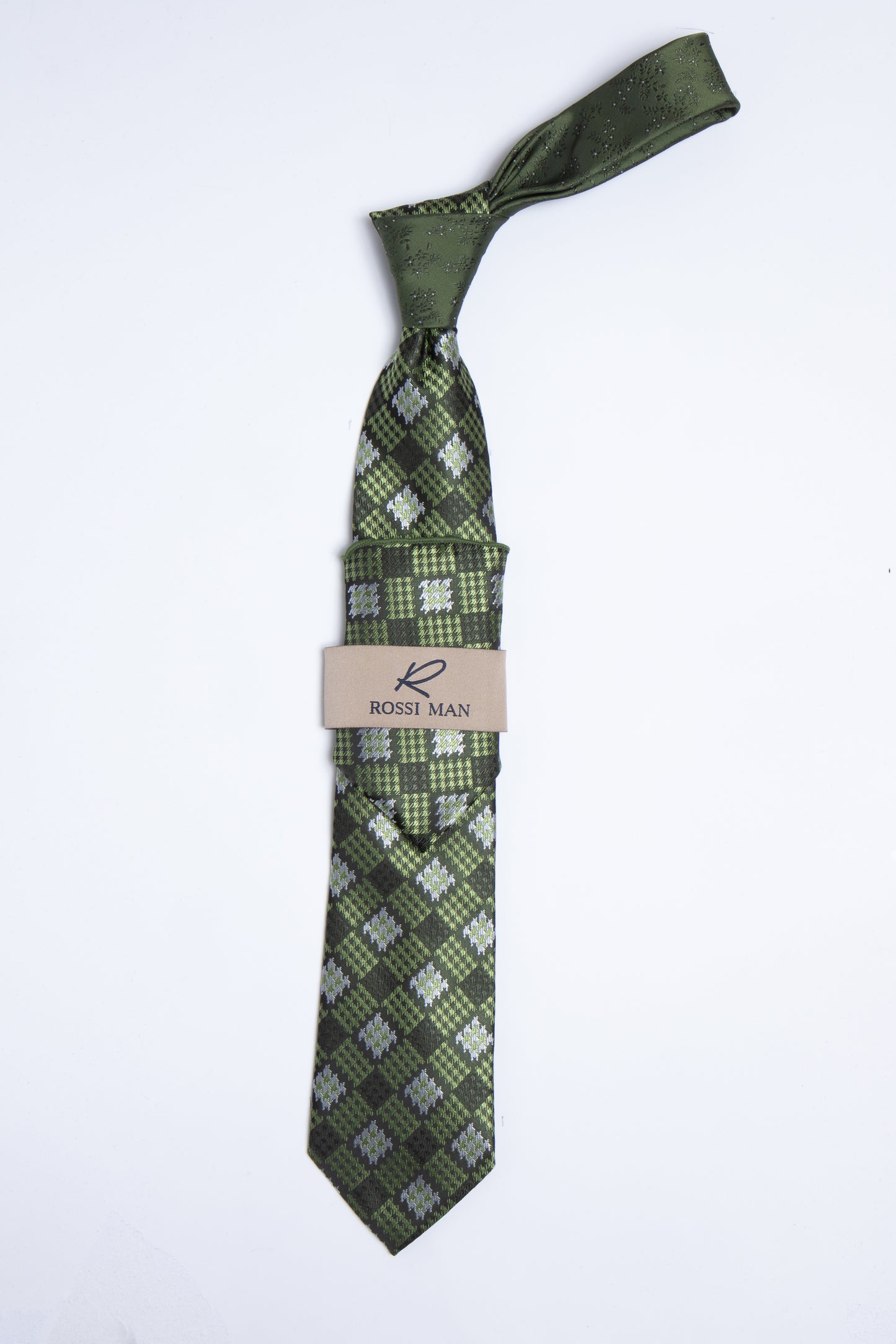 Rossi Man Tie and Pocket Round TT365-6