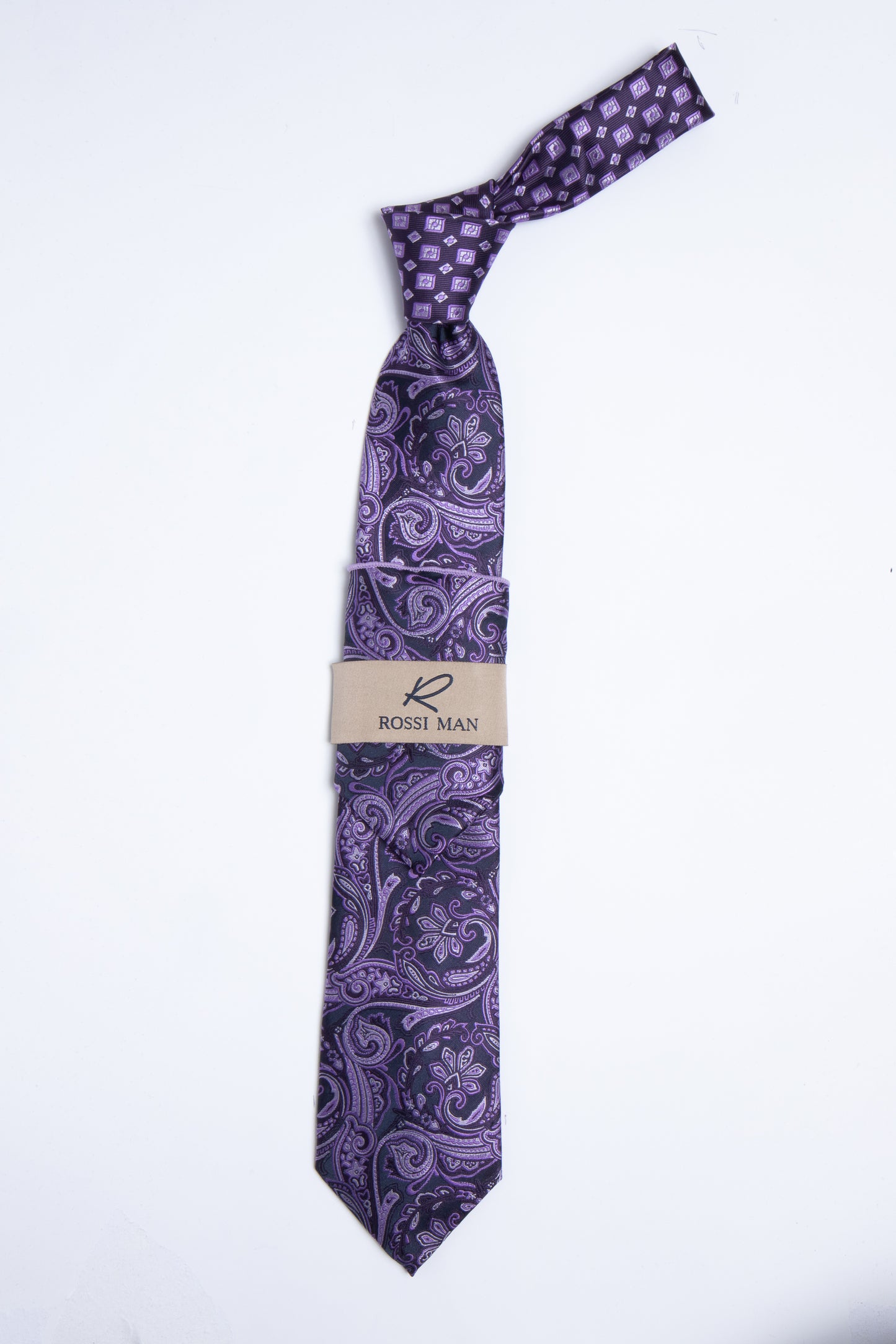 Rossi Man Tie and Pocket Round TT368-2