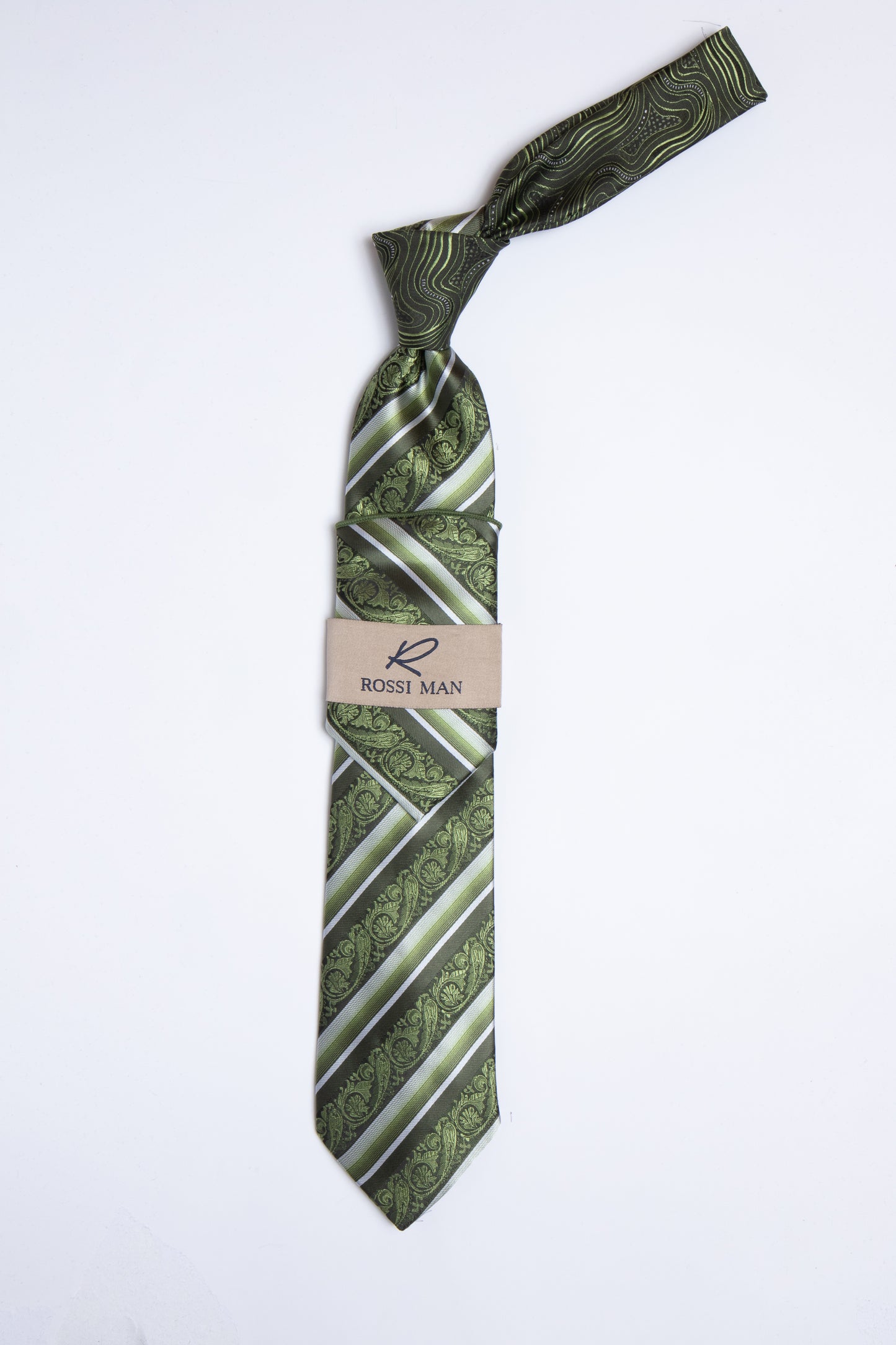 Rossi Man Tie and Pocket Round TT369-3