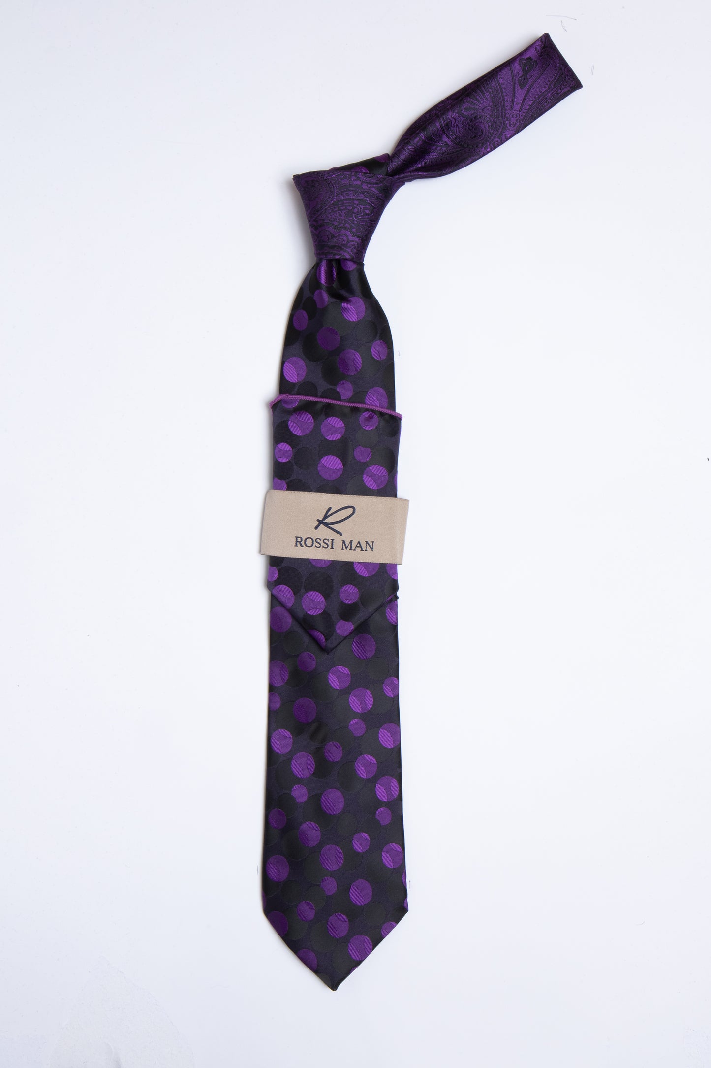 Rossi Man Tie and Pocket Round TT371-3