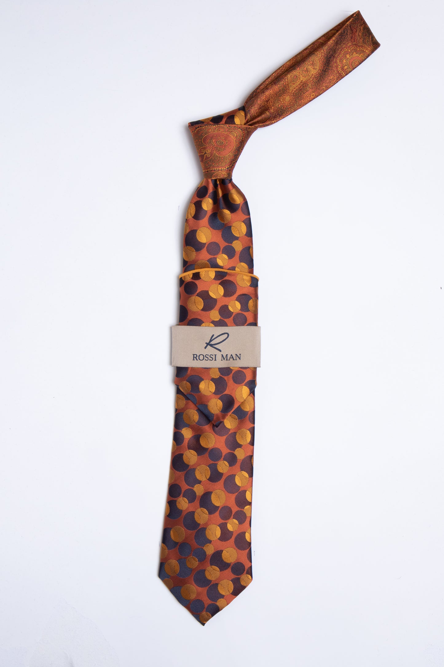 Rossi Man Tie and Pocket Round TT371-8