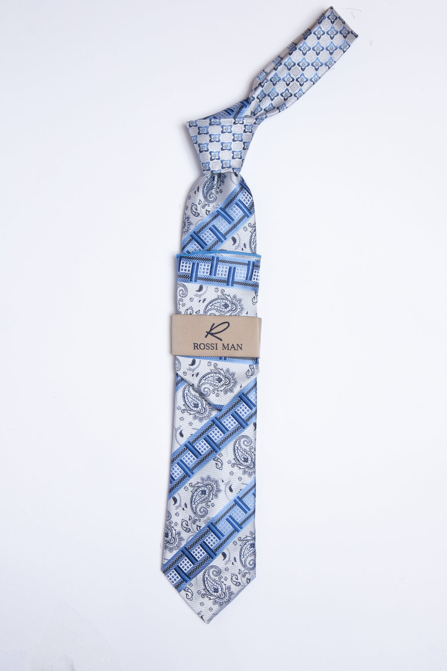 Rossi Man Tie and Pocket Round TT372-4