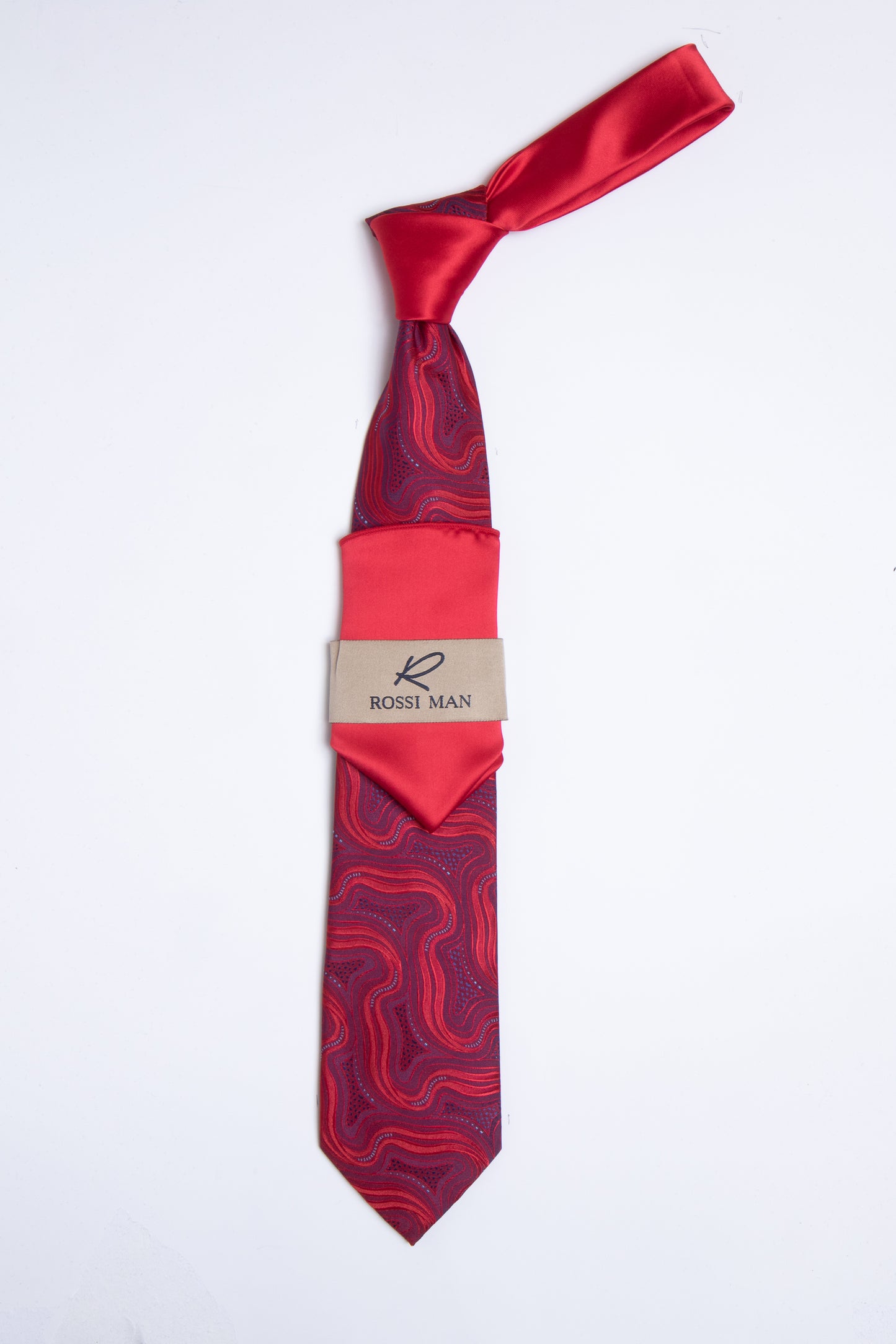 Rossi Man Tie and Pocket Round TT374-2