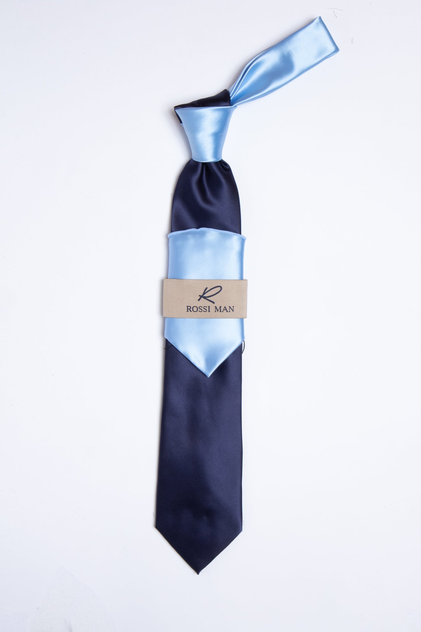 Rossi Man Tie and Pocket Round TT390-4