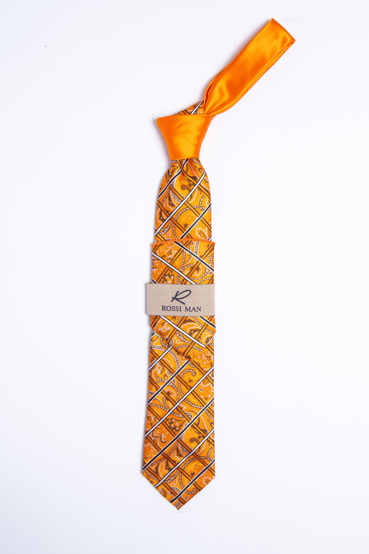 Rossi Man Tie and Pocket Round TT402-3