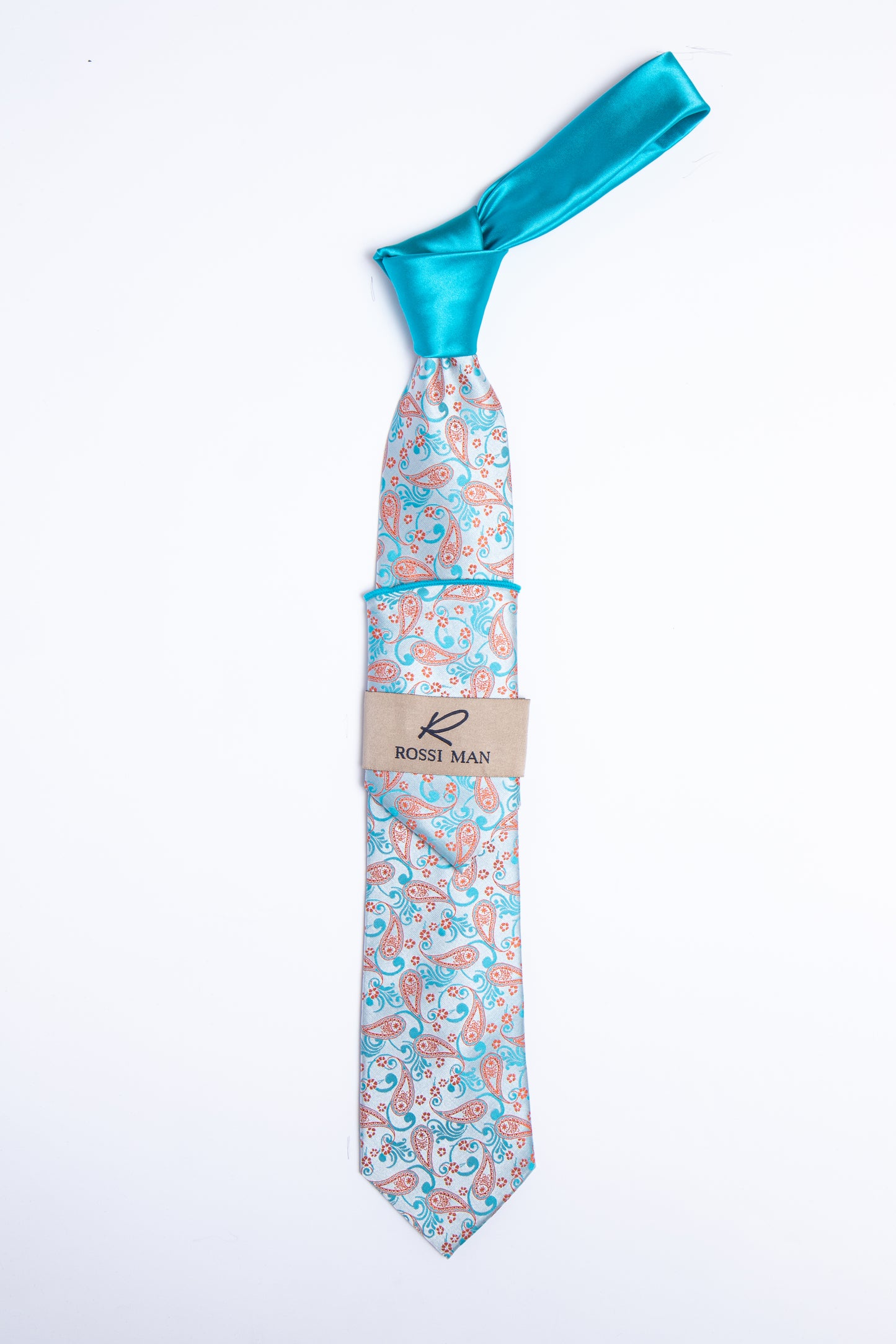 Rossi Man Tie and Pocket Round TT406-3