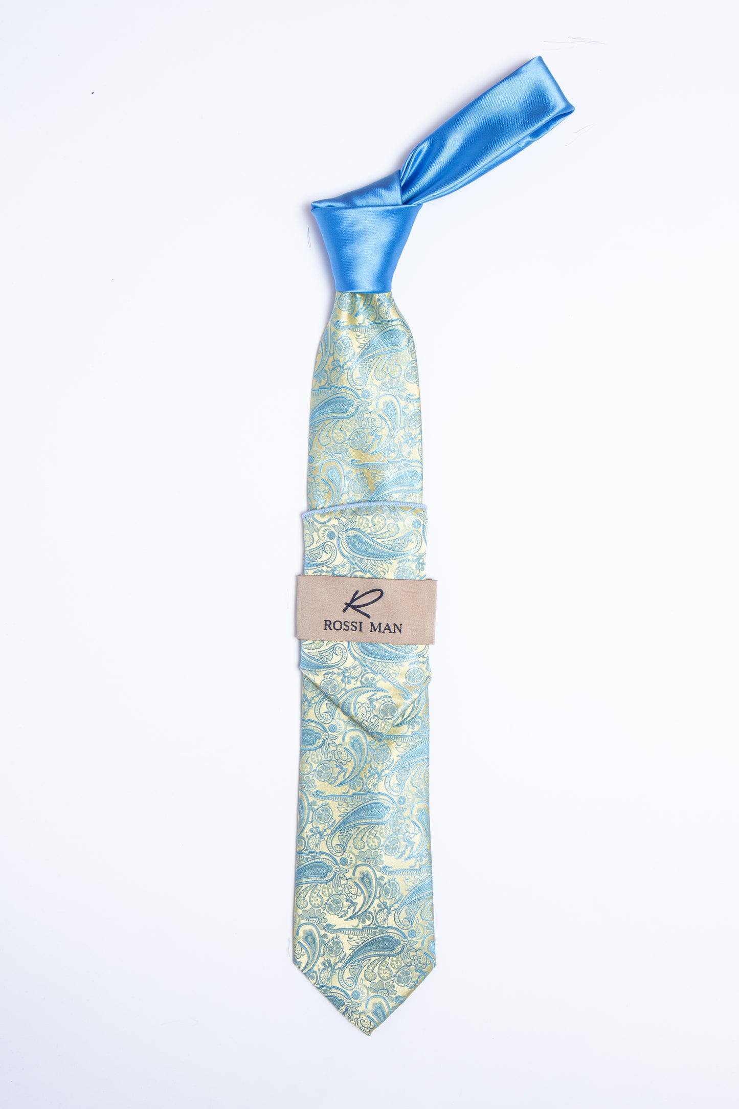 Rossi Man Tie and Pocket Round TT408-4