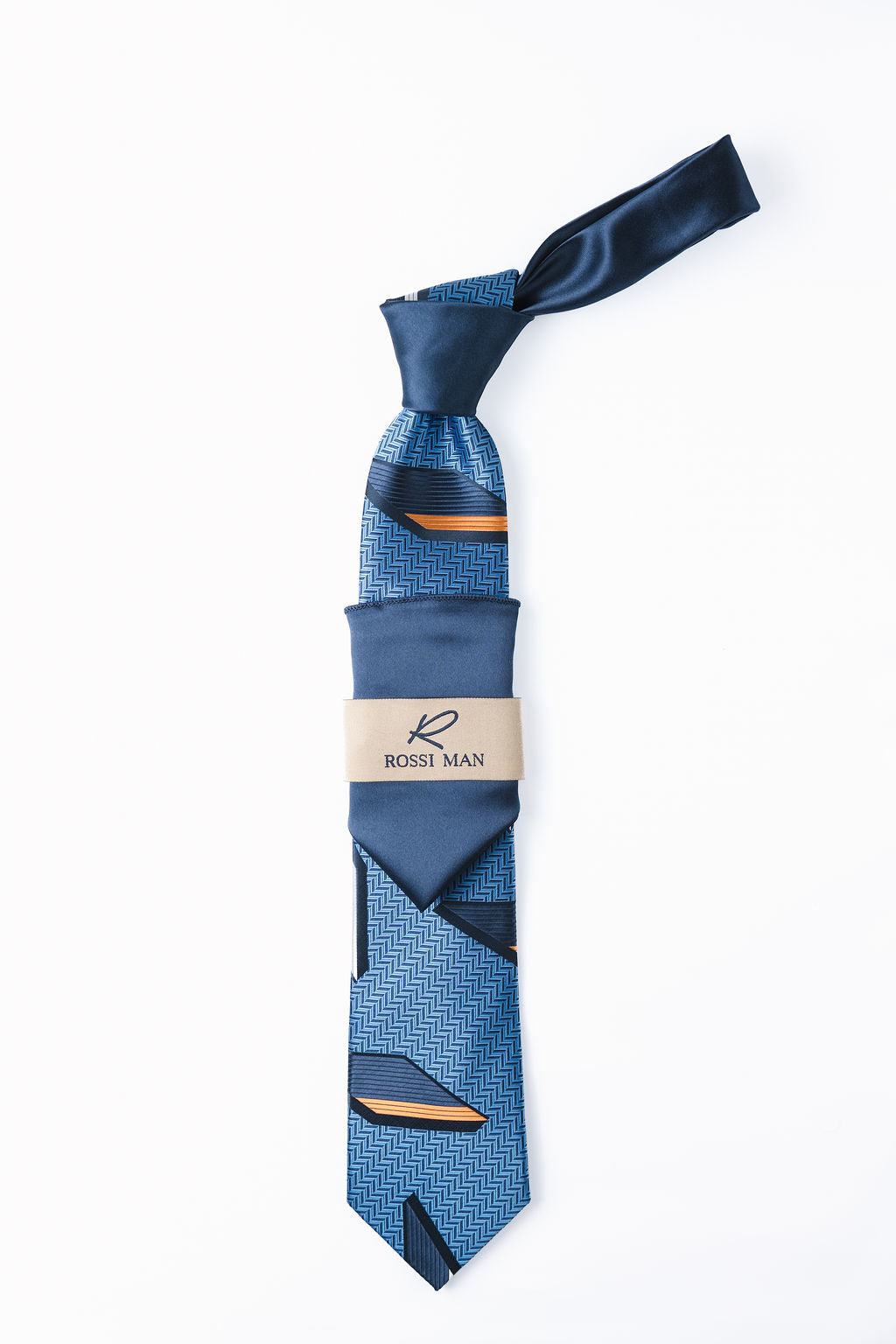 Rossi Man Tie and Pocket Round TT622-2