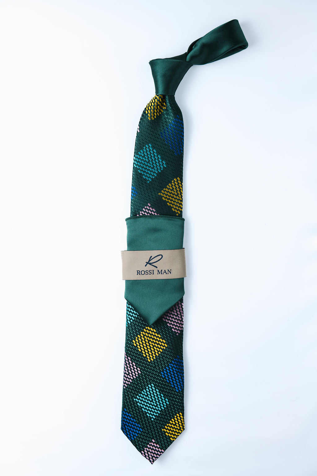Rossi Man Tie and Pocket Round TT623-2