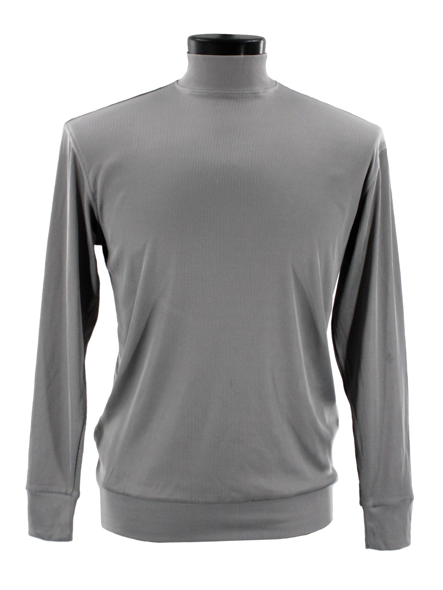 Bassiri Long Sleeve High Neck T-Shirt Style #632 Grey