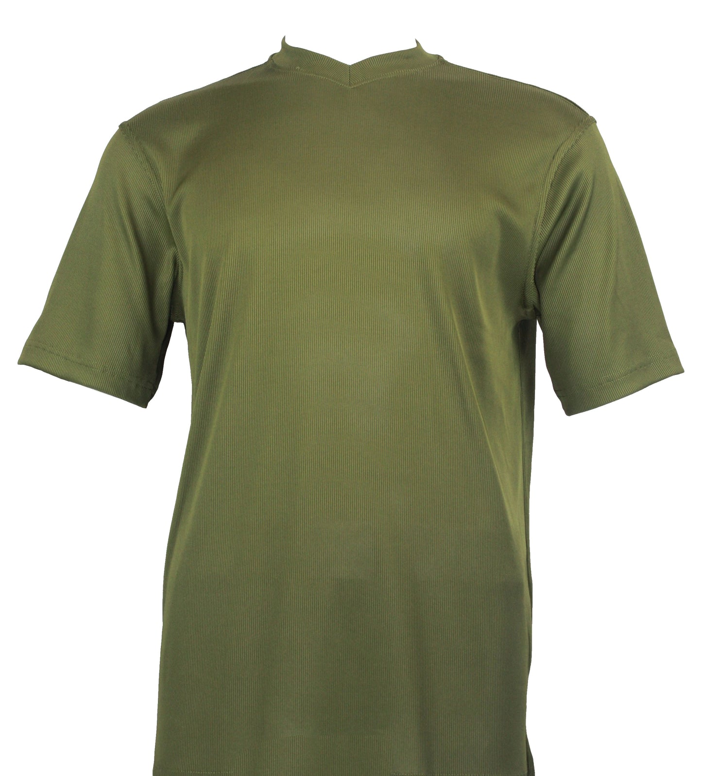 Bassiri Short Sleeve V-Neck T-Shirt Style #219 Olive