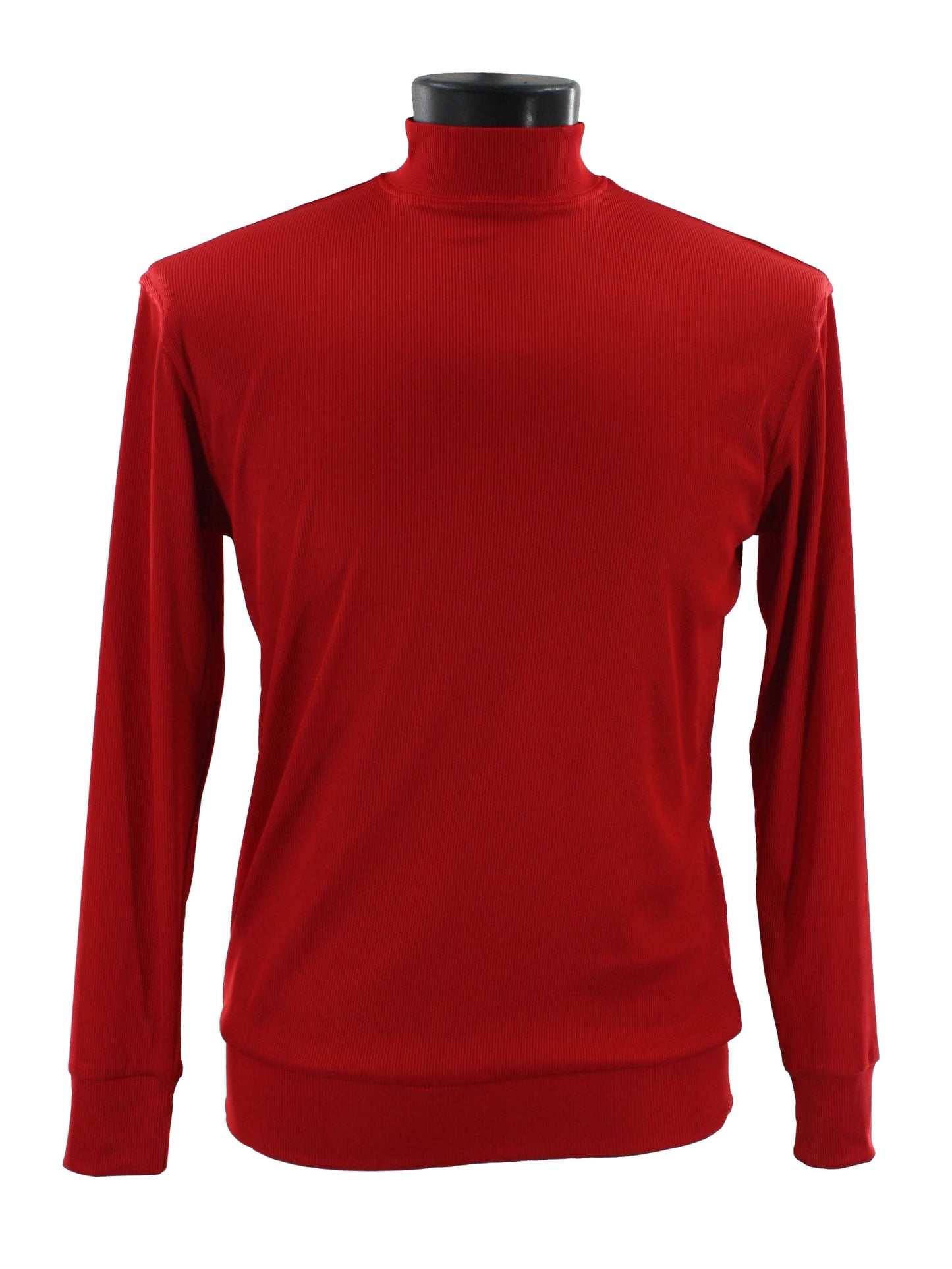Bassiri Long Sleeve High Neck T-Shirt Style #632 Red