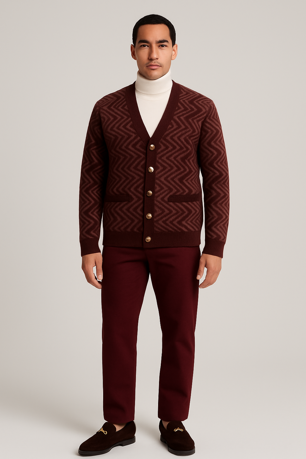 Thanksgiving 2 – Burgundy Knit Layer