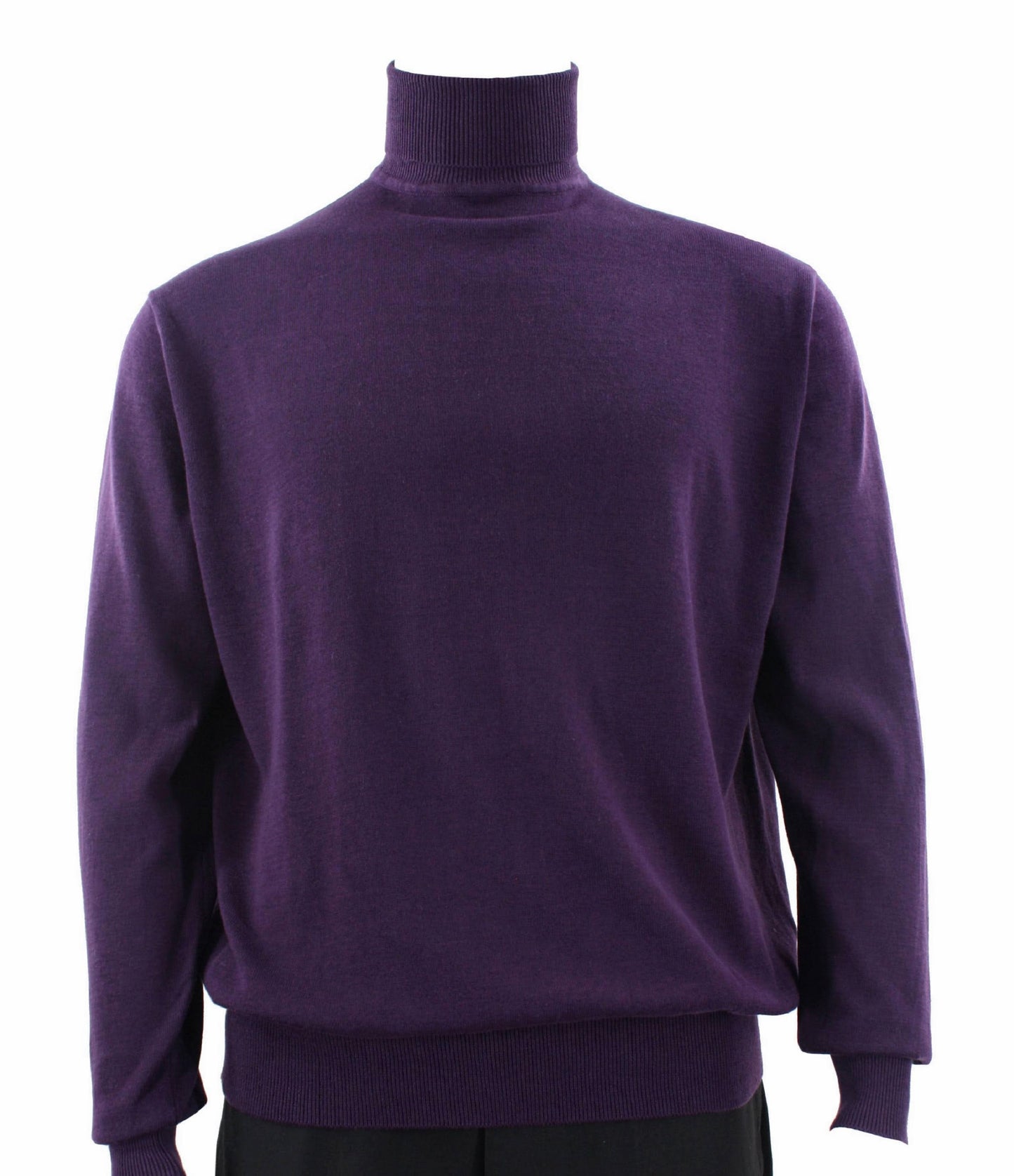 Bassiri Long Sleeve Turtleneck Sweater 631 Purple