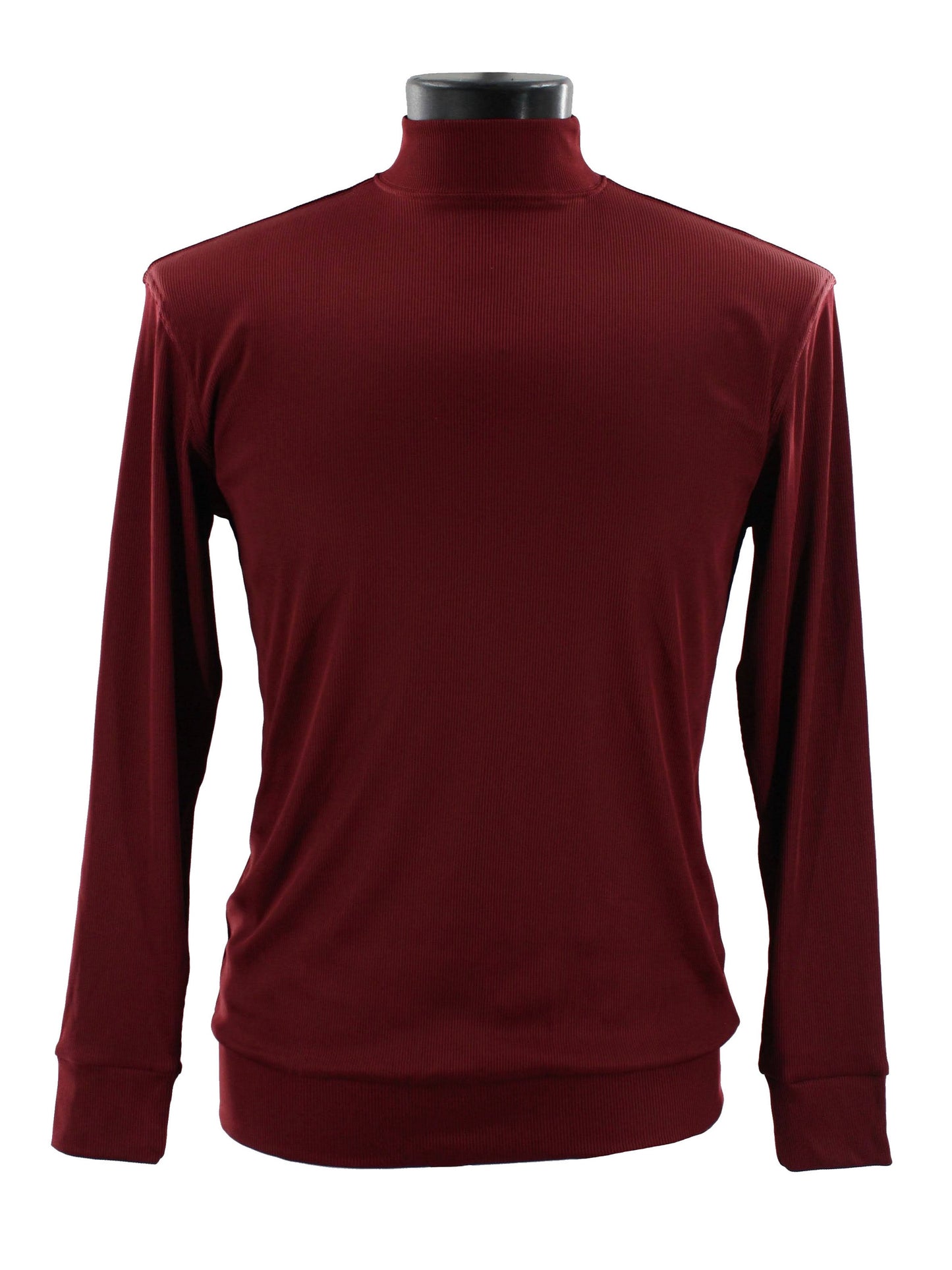 Bassiri Long Sleeve High Neck T-Shirt Style #632 Plum