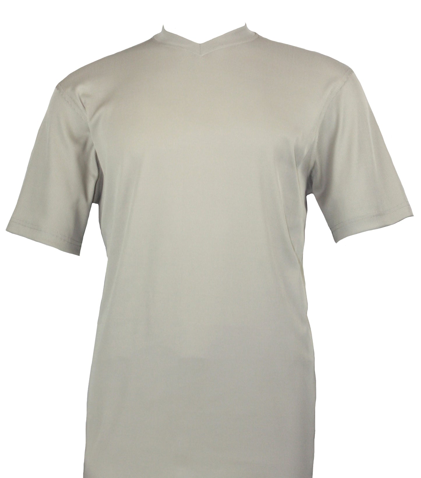 Bassiri Short Sleeve V-Neck T-Shirt Style #219 Tan