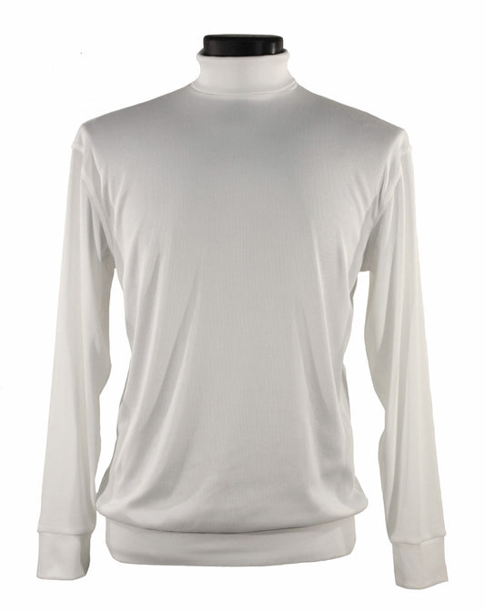 Bassiri Long Sleeve Turtleneck T-Shirt Style #633 White