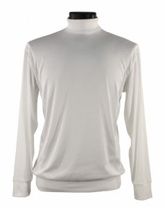 Bassiri Long Sleeve Turtleneck T-Shirt Style #633 White