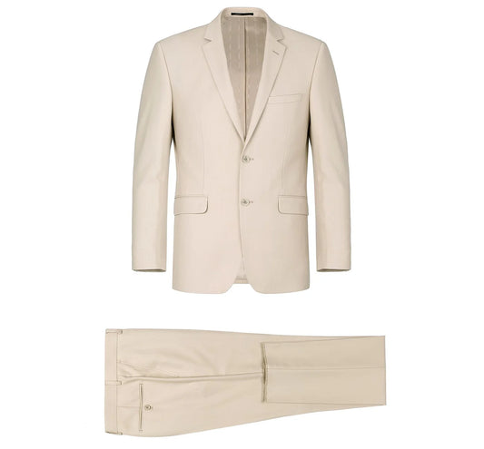 Renoir 201-3 Men's 2-Piece Single Breasted Notch Lapel Suit