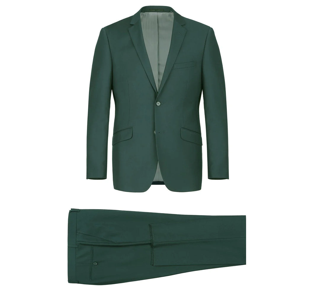 Renoir 201-9 Men's 2-Piece Single Breasted Notch Lapel Suit
