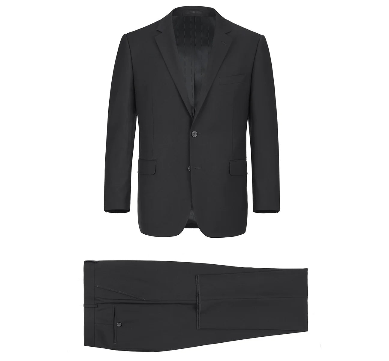 Renoir 201-1 Men's 2-Piece Single Breasted Notch Lapel Suit
