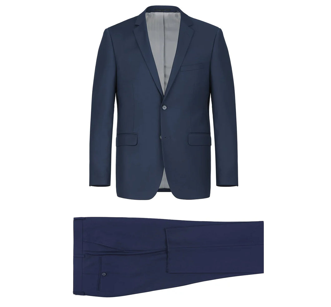 Renoir 201-19 Men's 2-Piece Single Breasted Notch Lapel Suit